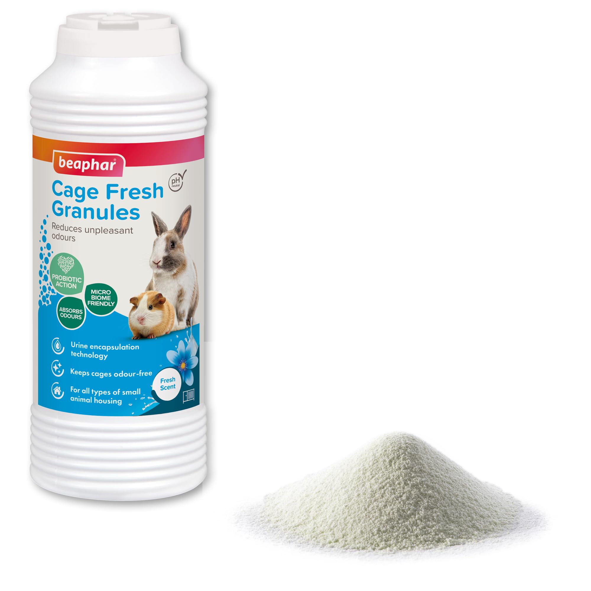 Beaphar Cage Fresh Granules - Deodorizer for Cages, Hutches & Litter Trays | 600g