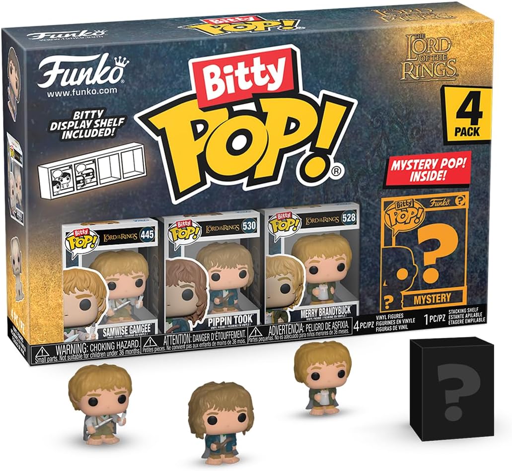 Funko Bitty Pop! Lord of the Rings - Samwise 4PK with Mystery Mini Figure