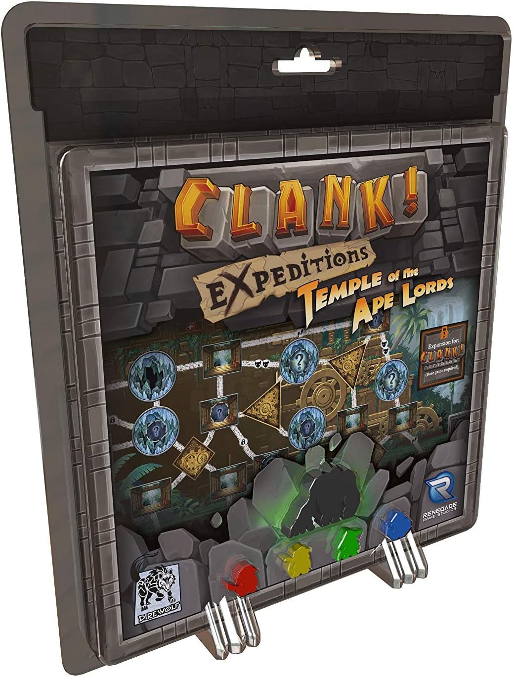 Dire Wolf Digital Clank Expeditions: Tempel der Affenlords Brettspiel-Erweiterung 3