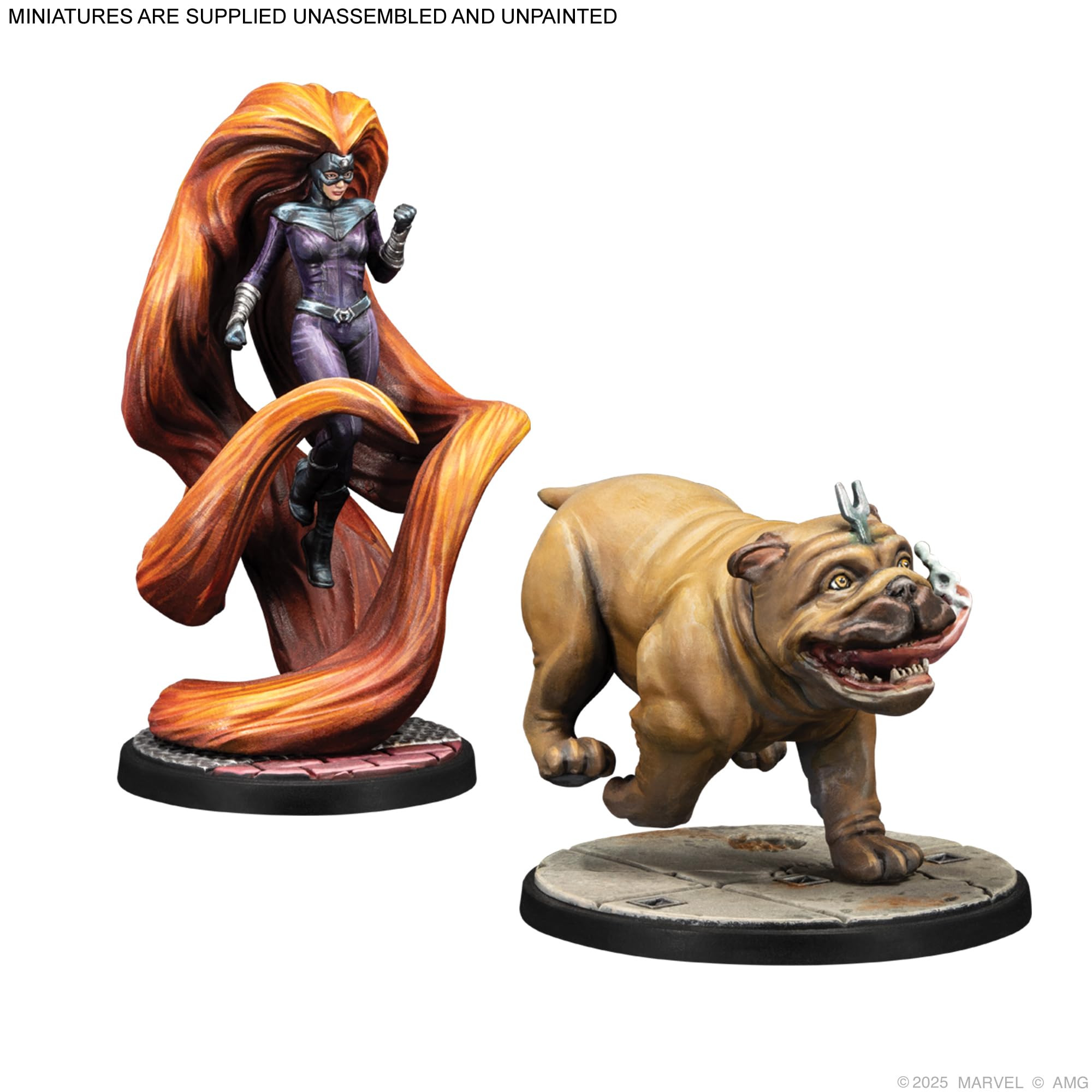 Asmodee Marvel: Crisis Protocol - Inhumans Affiliation Pack | 4 Miniatures | English Version