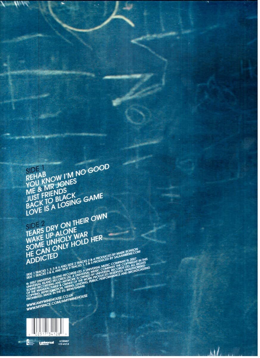 Amy Winehouse - Back To Black [VINYL] 5