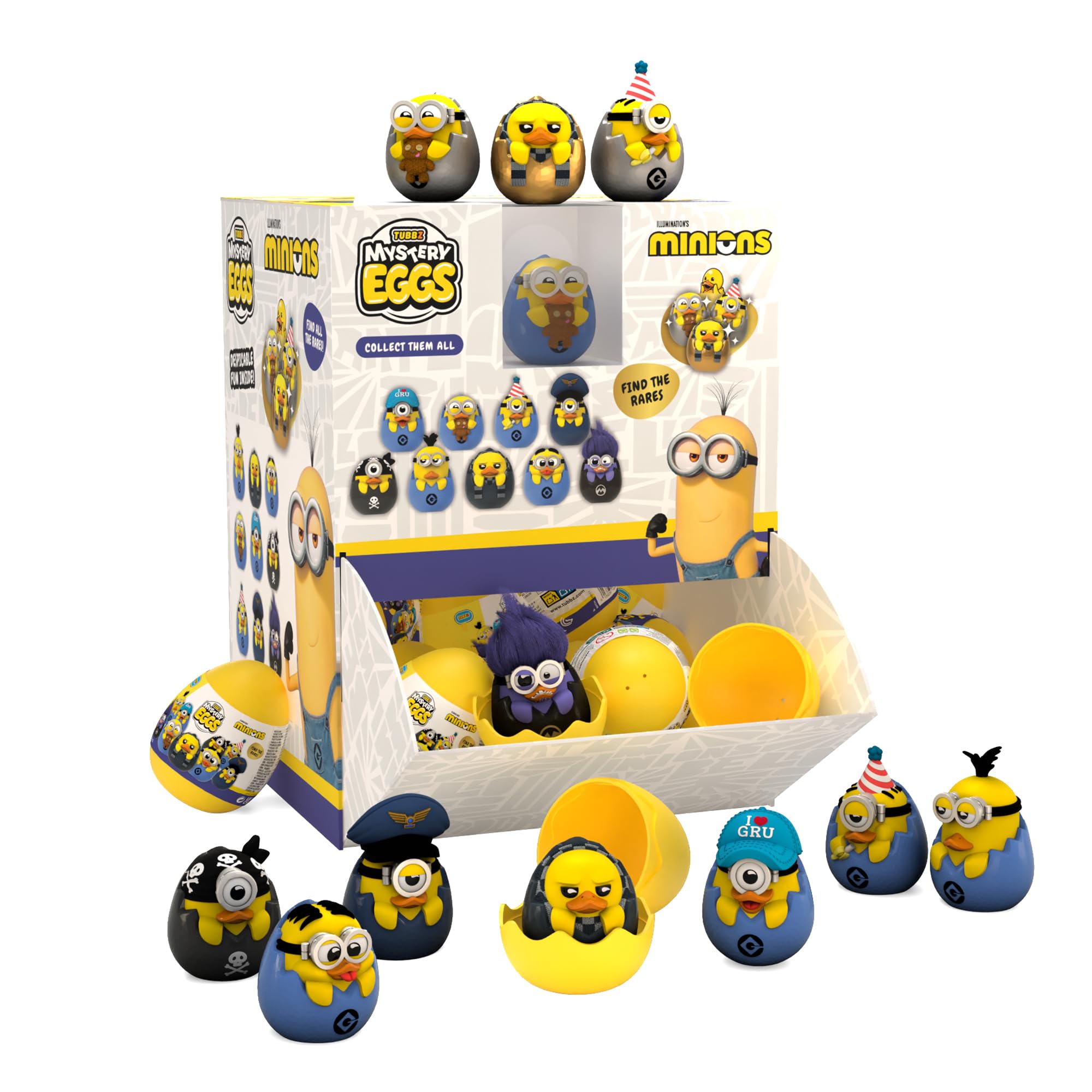 TUBBZ Minions Mystery Eggs Blind Box Collectible Figure | Polyvinyl Chloride | Ages 3+