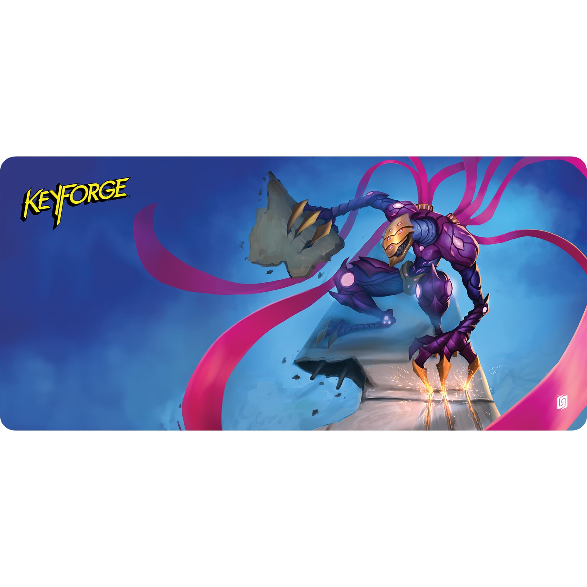 Ghost Galaxy KeyForge: Dis-Clipped Wings Extra-Wide Rubber Playmat 14" x 30"