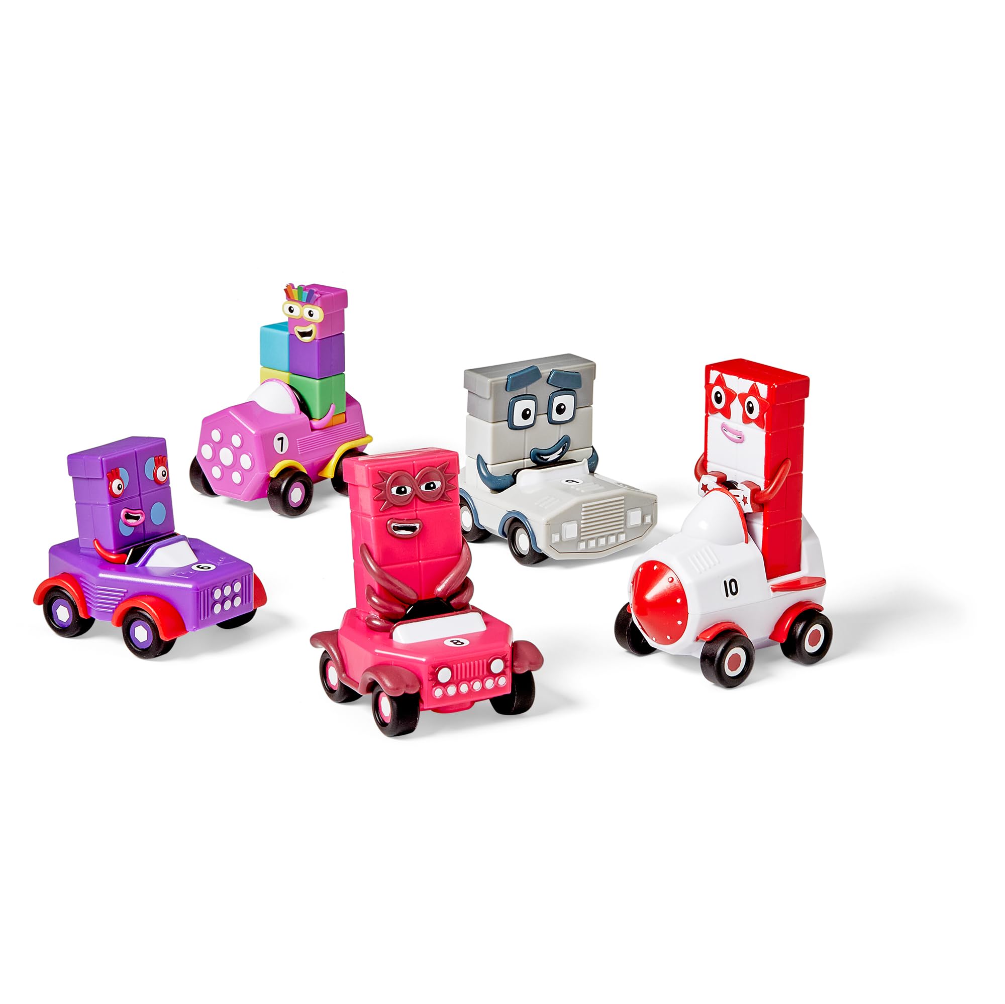 Learning Resources Numberblocks Mini Vehicles Six to Ten - Educational Counting Toy for Kids 3-7 Years 4