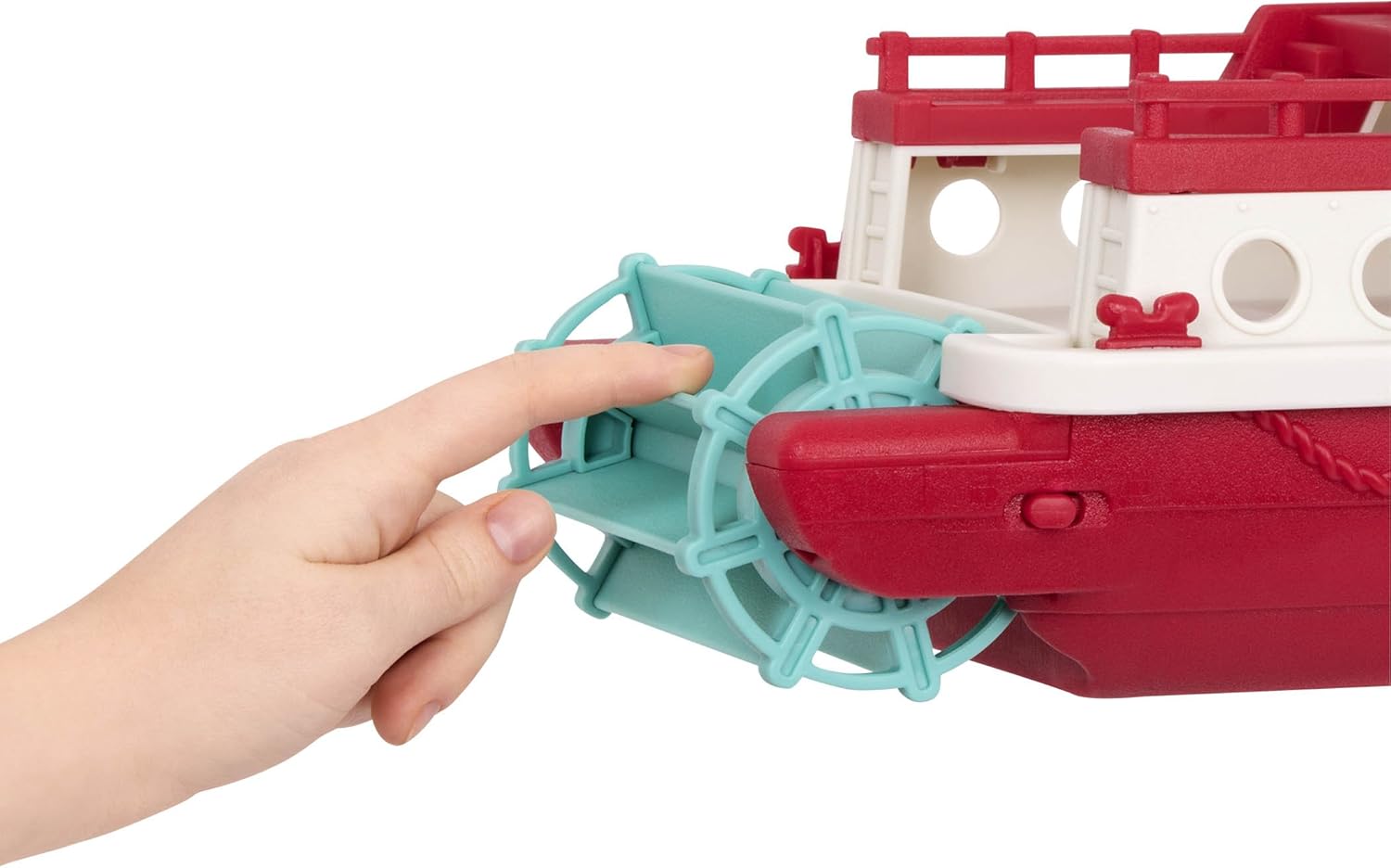 Wonder Wheels by Battat VE1059Z Ferry Floating Bath Toy Boat with Cars - Floating Playset for Toddlers 12 Months and Up 5