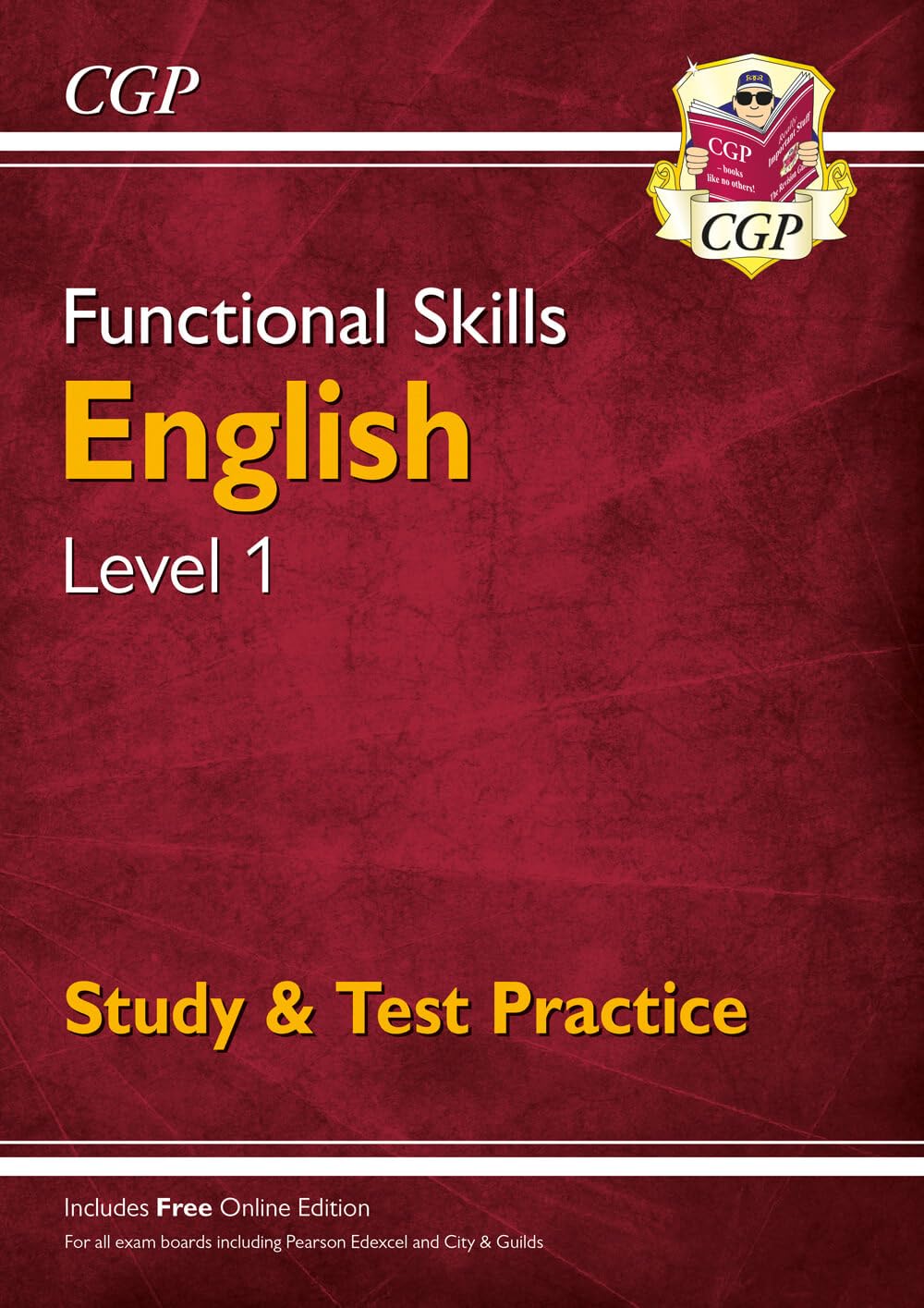 CGP Functional Skills English Level 1 Study & Test Practice Book (2021 & Beyond) 1