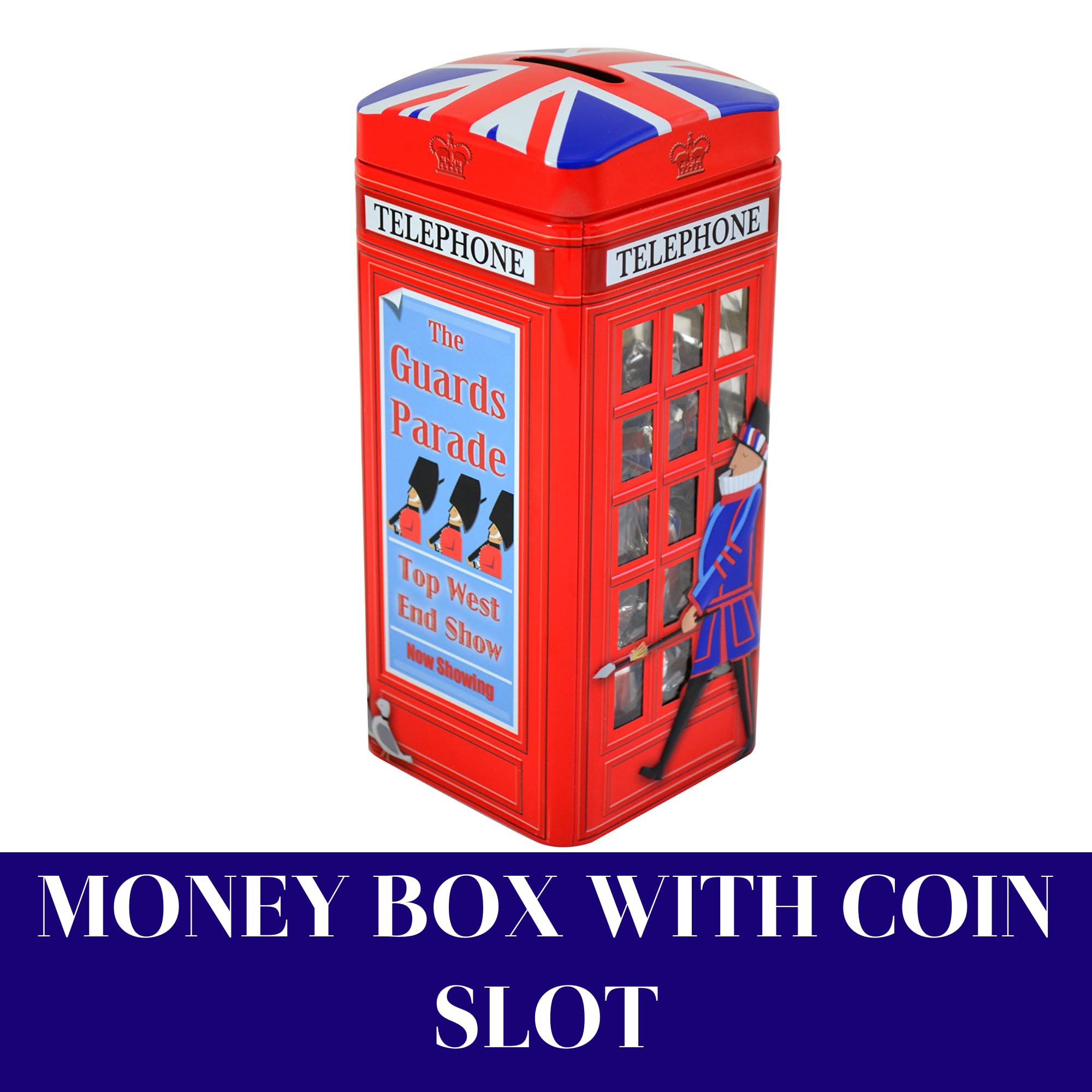 The Silver Crane Co. British Phone Box Souvenir Tin with Vanilla Fudge - 200g Christmas Gift 11