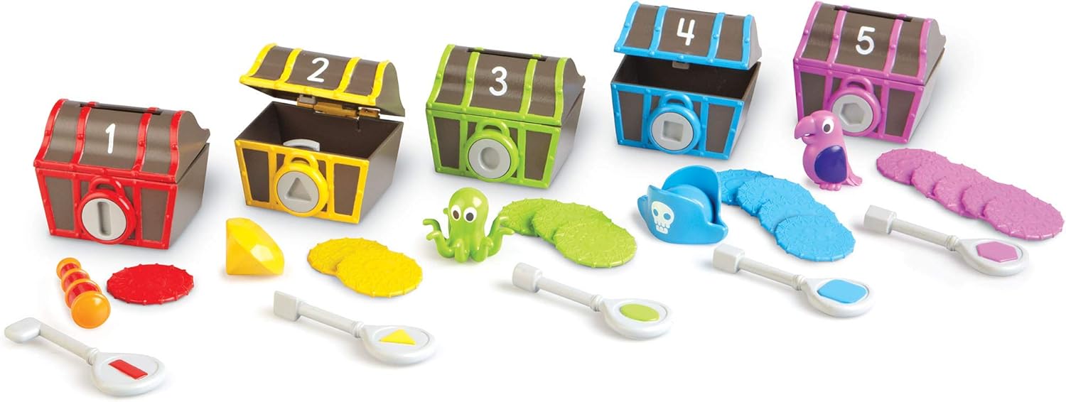 Learning Resources Sorting Surprise Pirate Treasure - Educational Playset for Ages 3+ 3