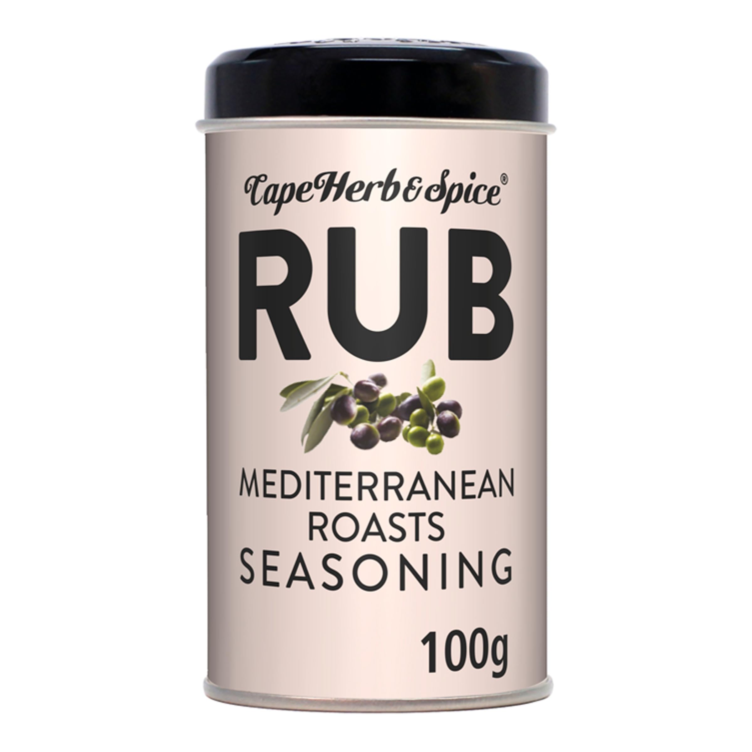 Cape Herb & Spice Mediterranean Roasts Seasoning Rub for Grilling & Roasting | 100g Tin