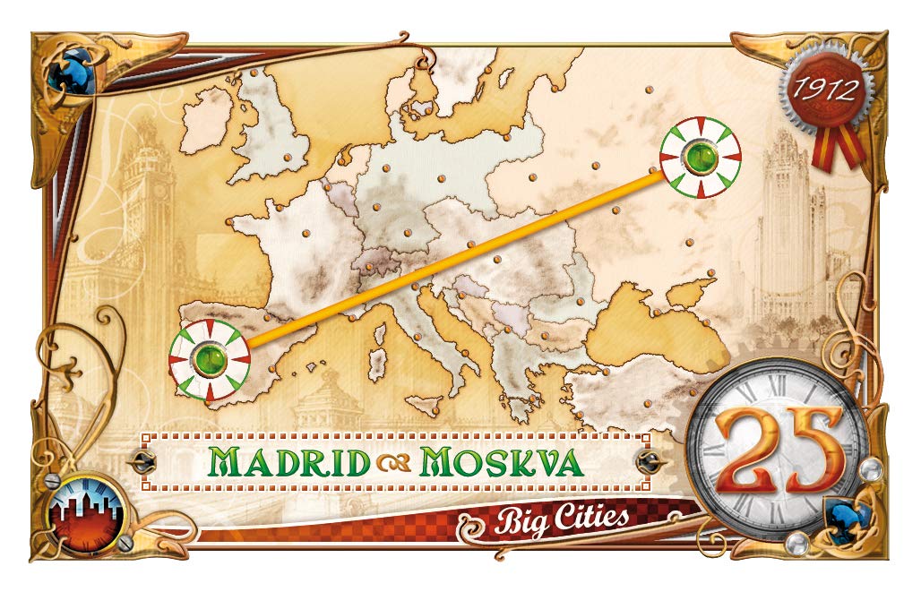 Days of Wonder Ticket to Ride Europa 1912 Board Game Expansion | Ages 8+ | 2-5 Players 8