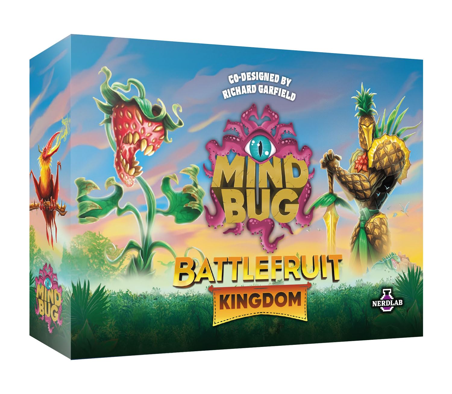 Nerdlab Games Mindbug: Battlefruit Kingdom Strategy Card Game for 2 Players Aged 8+