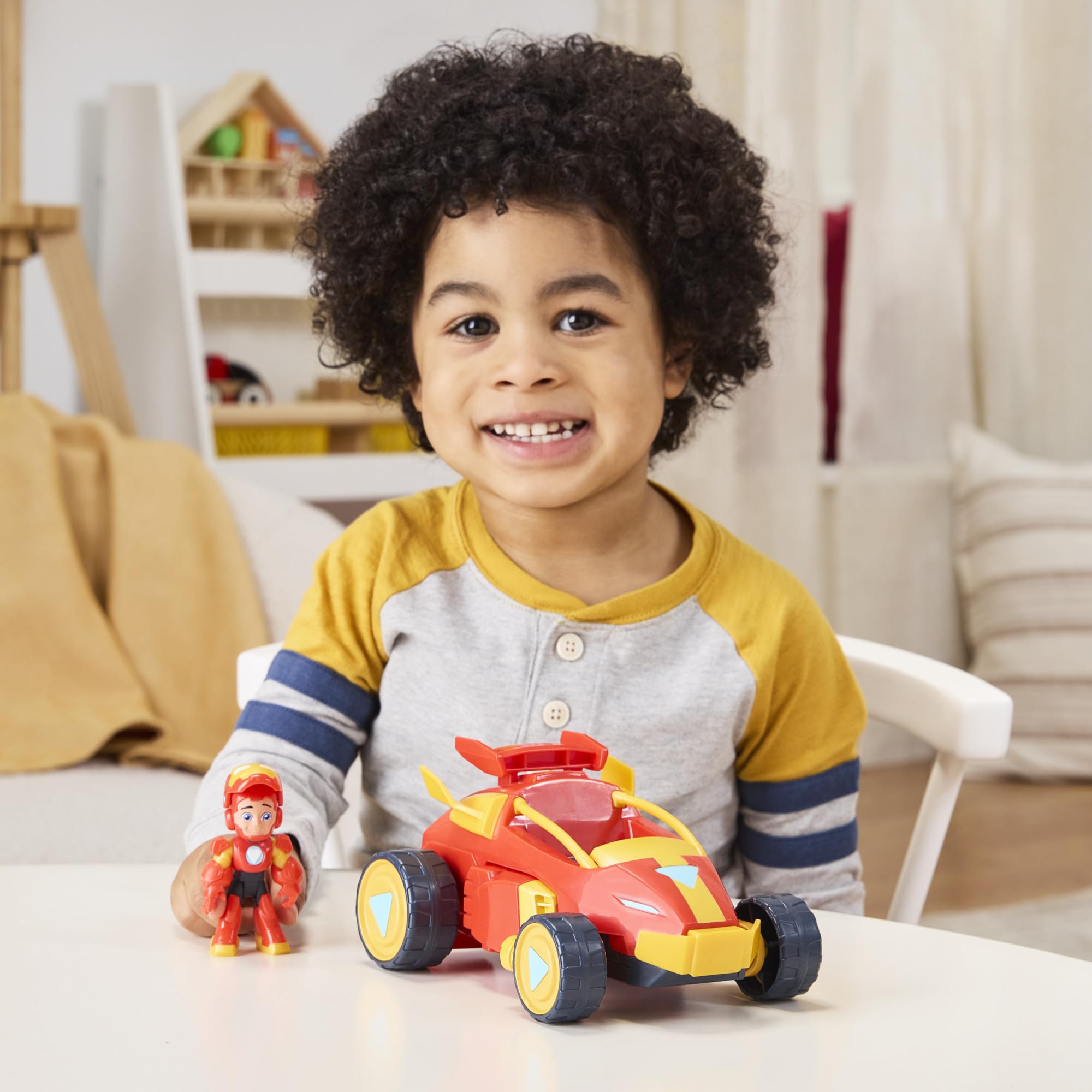 Iron Man 2-in-1 Mech Suit & Vehicle Action Figure - Ages 3+