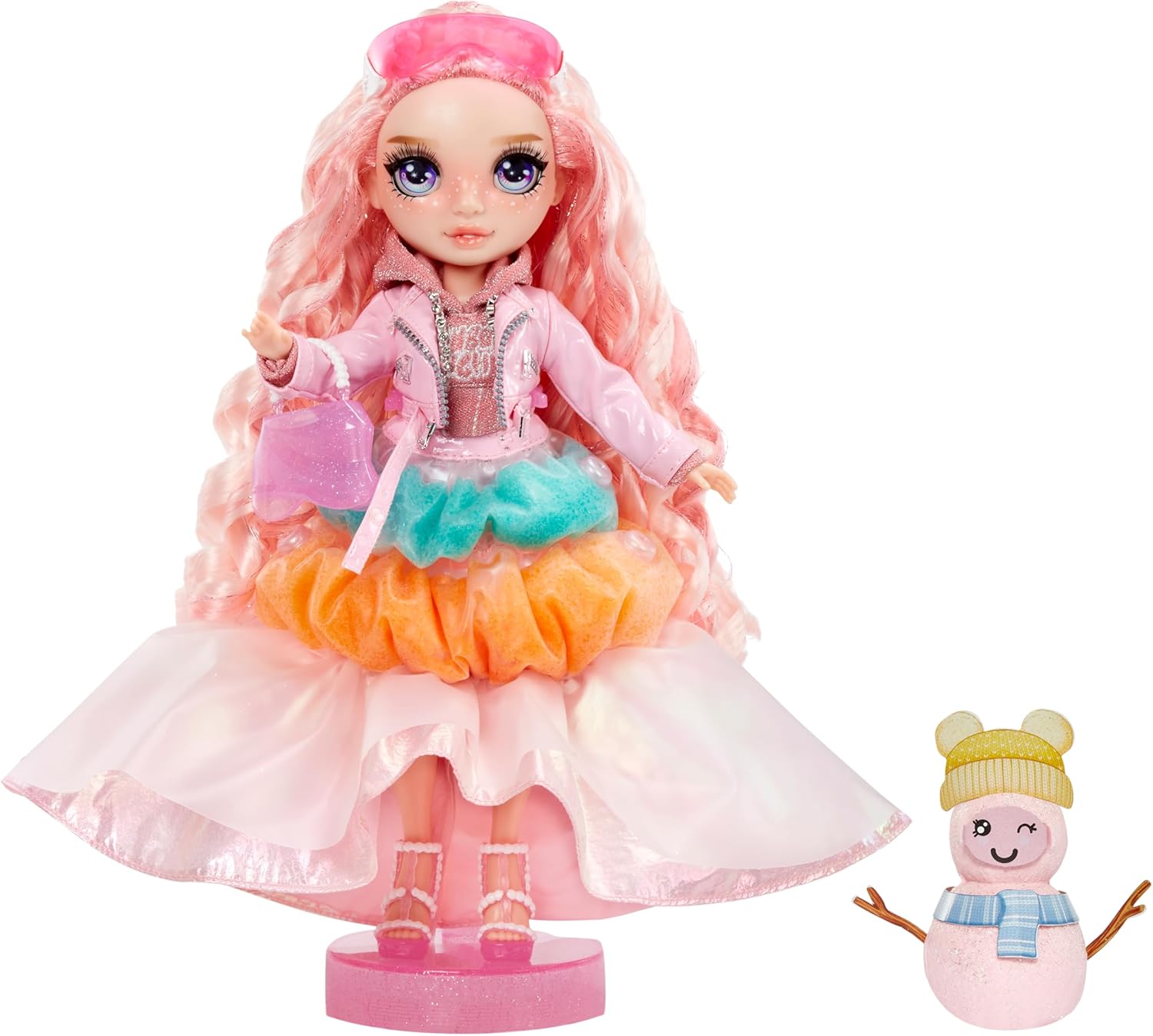Rainbow High Winter Wonderland - Bella (Pink) - 28 cm Fashion Doll with Magic Snow Feature
