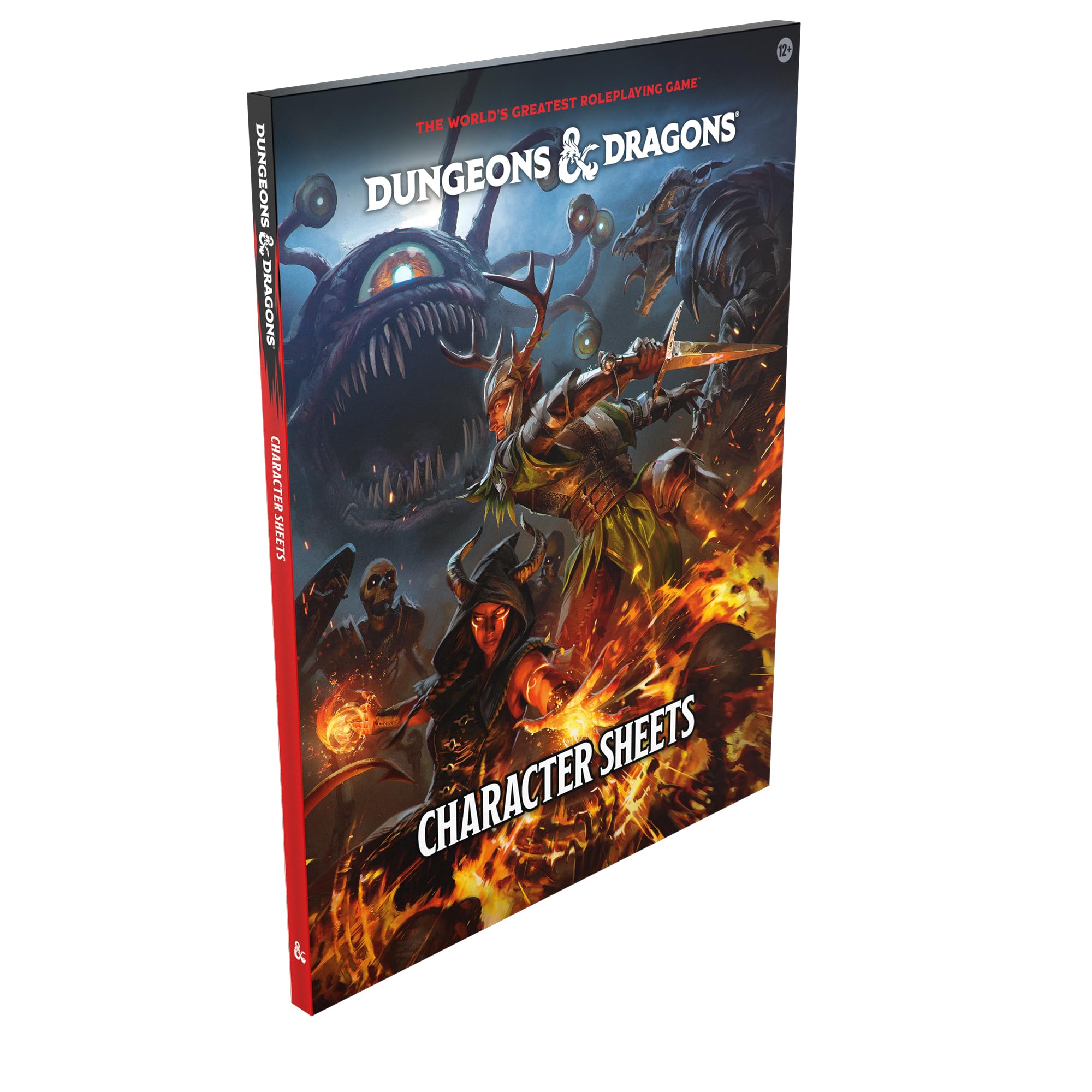 Dungeons & Dragons 2024 Edition Character Sheets - 50 Double-Sided Sheets | Folder Included 5