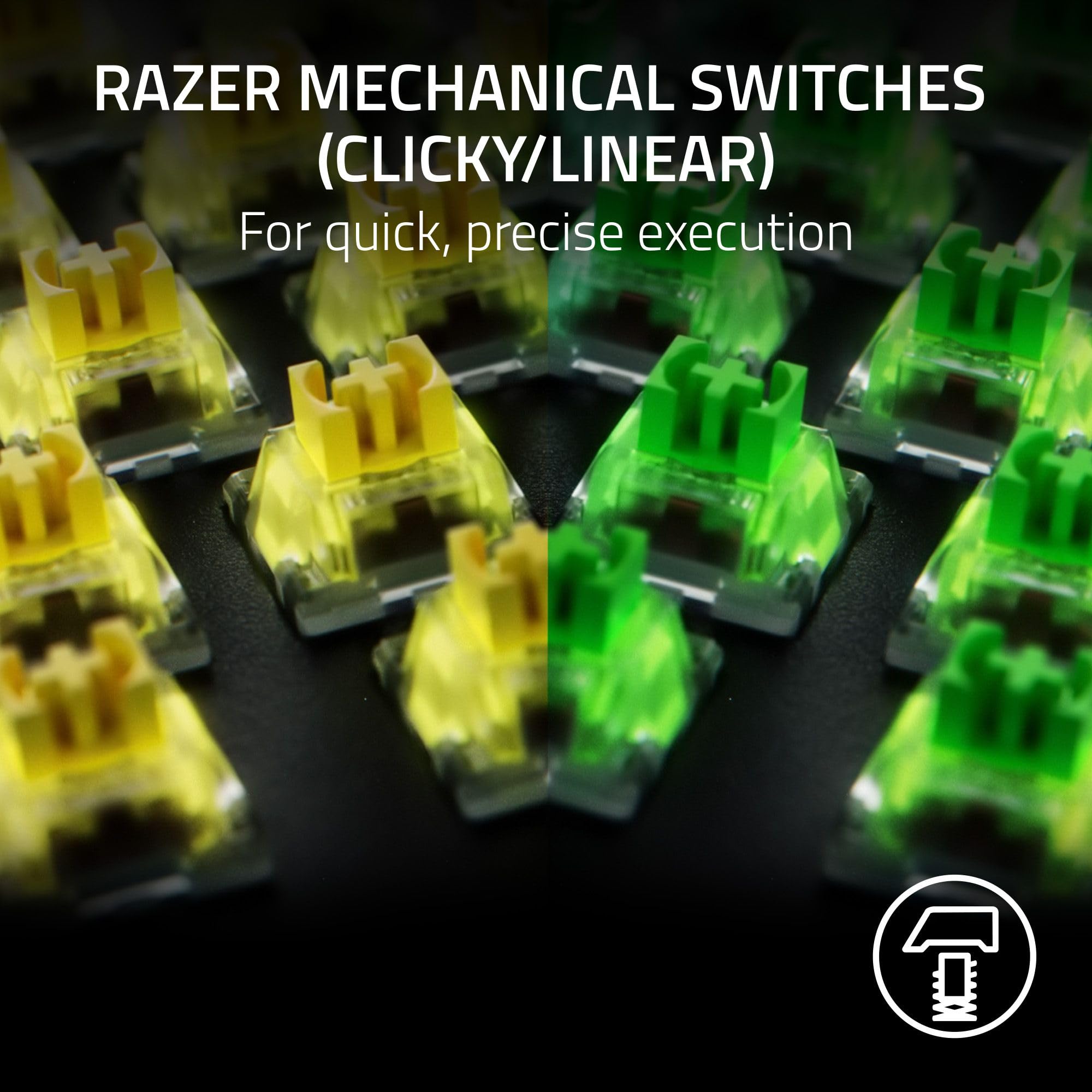 Razer BlackWidow V4 X Mechanical Gaming Keyboard - Green Clicky Switch | Chroma RGB