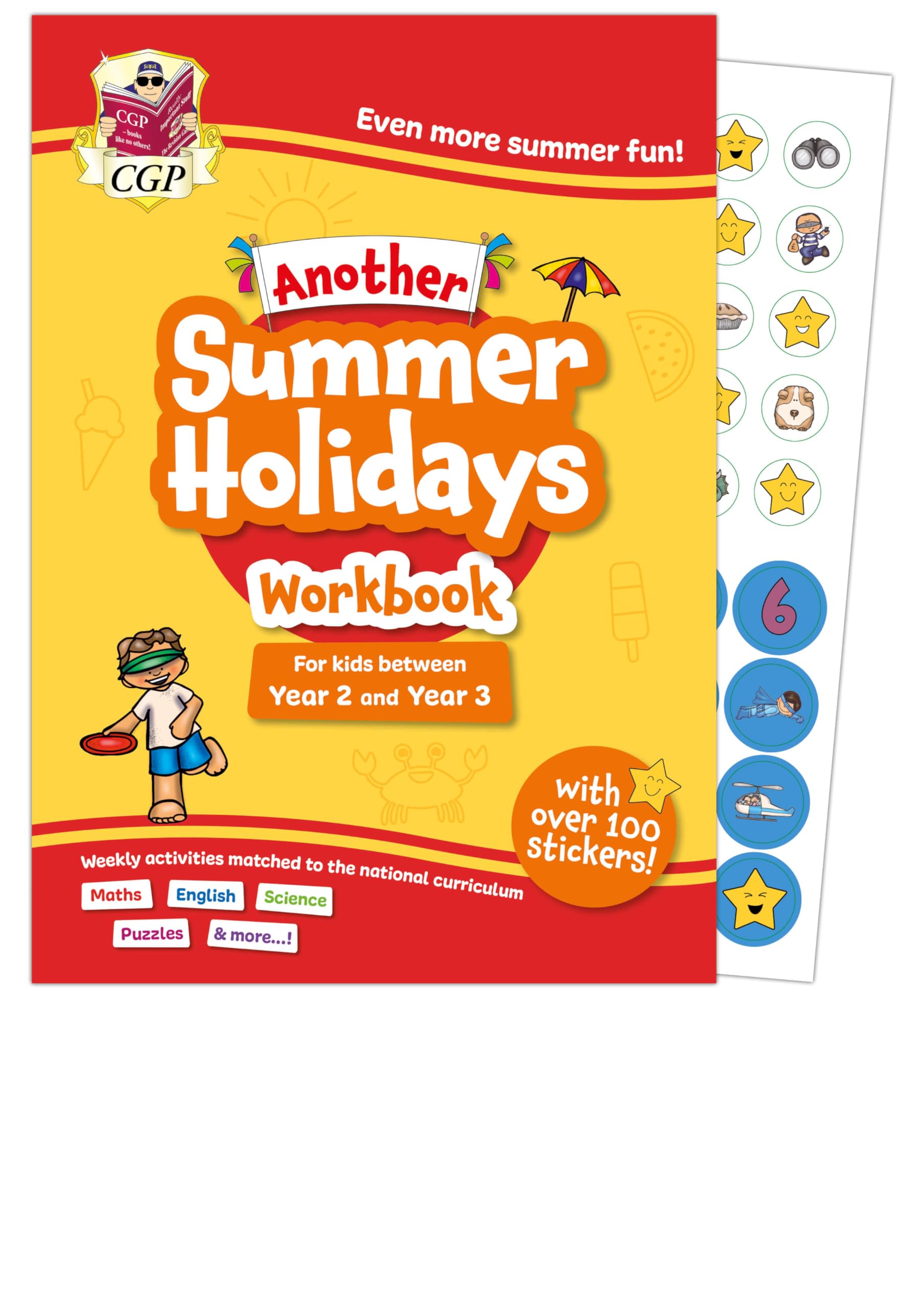 CGP Summer Holidays Activity Workbook - Year 2 to Year 3 Transition | Paperback | English