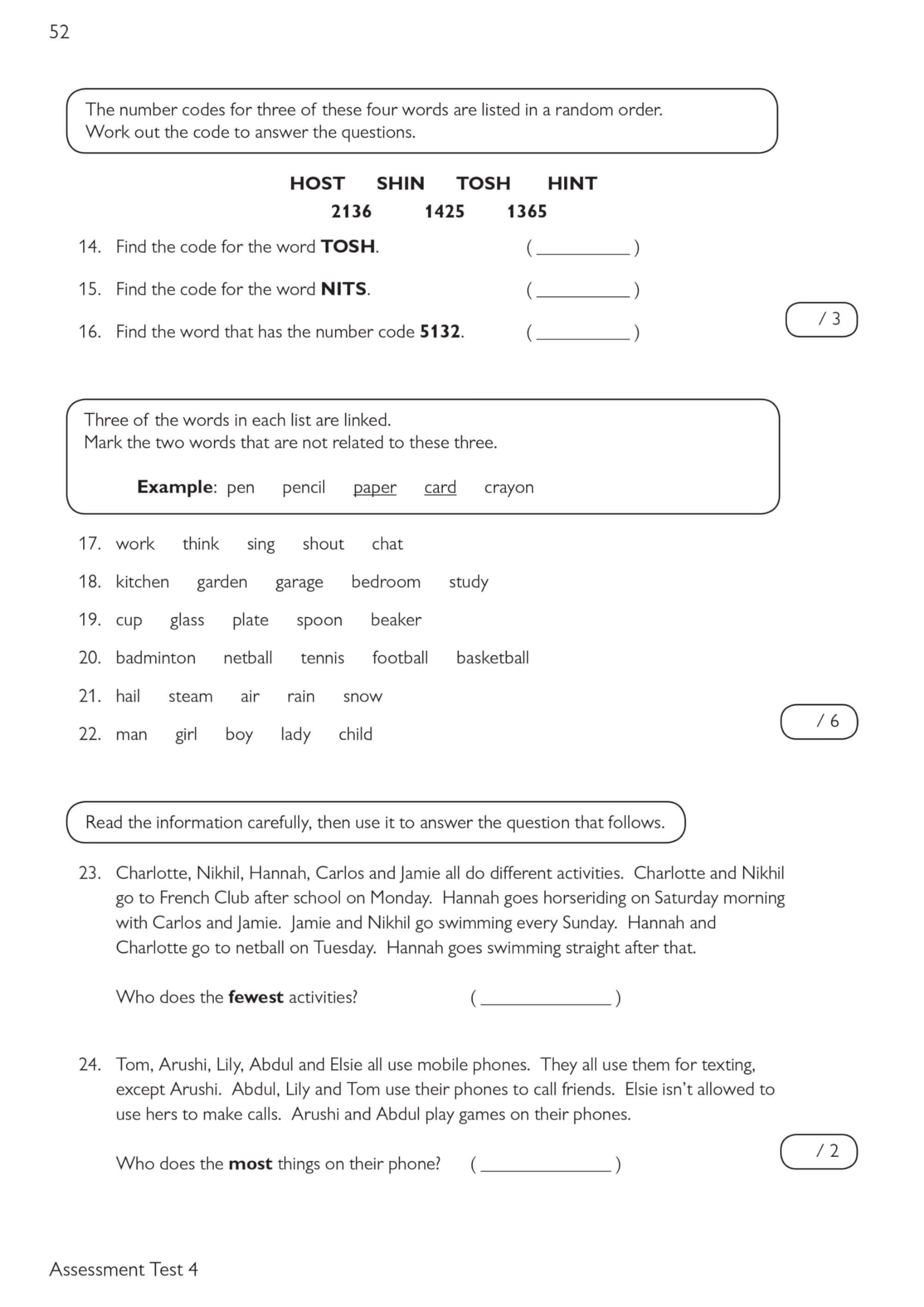 CGP 11+ GL Verbal Reasoning Practice Book & Assessment Tests - Ages 9-10 with Online Edition 7
