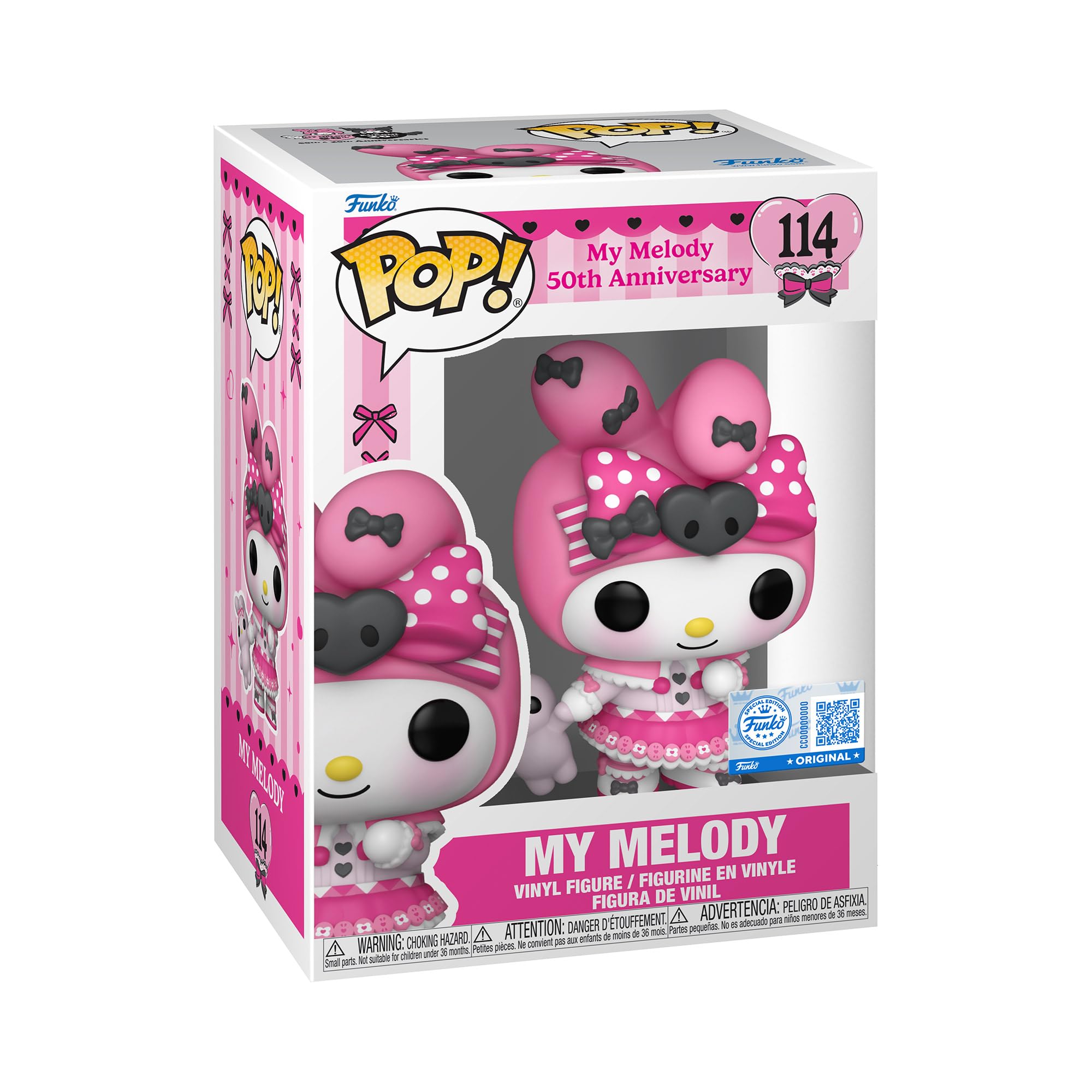 Funko Pop! Sanrio: Hello Kitty - My Melody Vinyl Figure (Kuromi + 20th Anniversary)