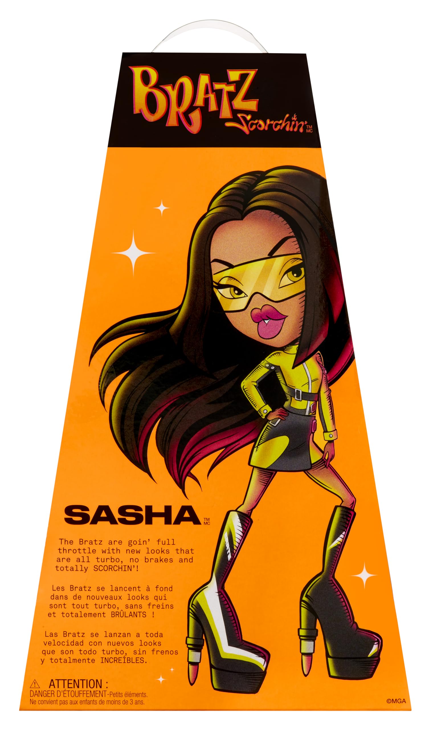 Bratz Scorchin' Sasha Fashion Doll - Moto-Inspired Style with Outfit & Accessories 4