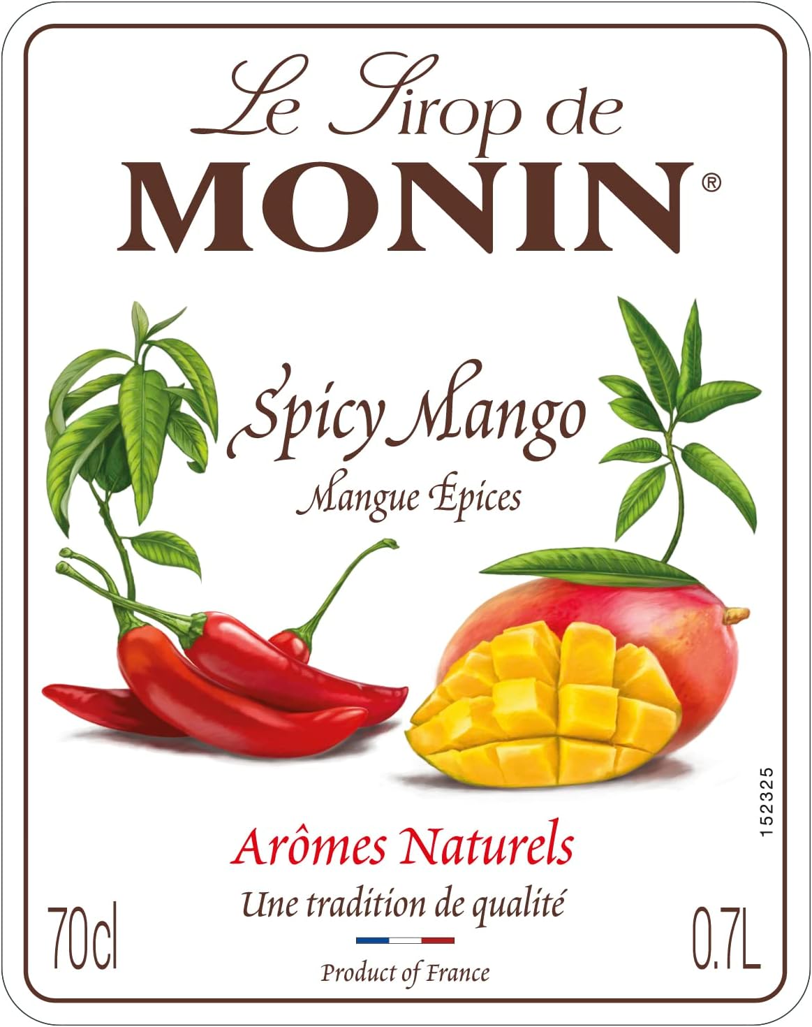 MONIN Würziger Mangosirup 700 ml – Vegan, Halal, Koscher – Cocktail- und Mocktail-Zutat 5