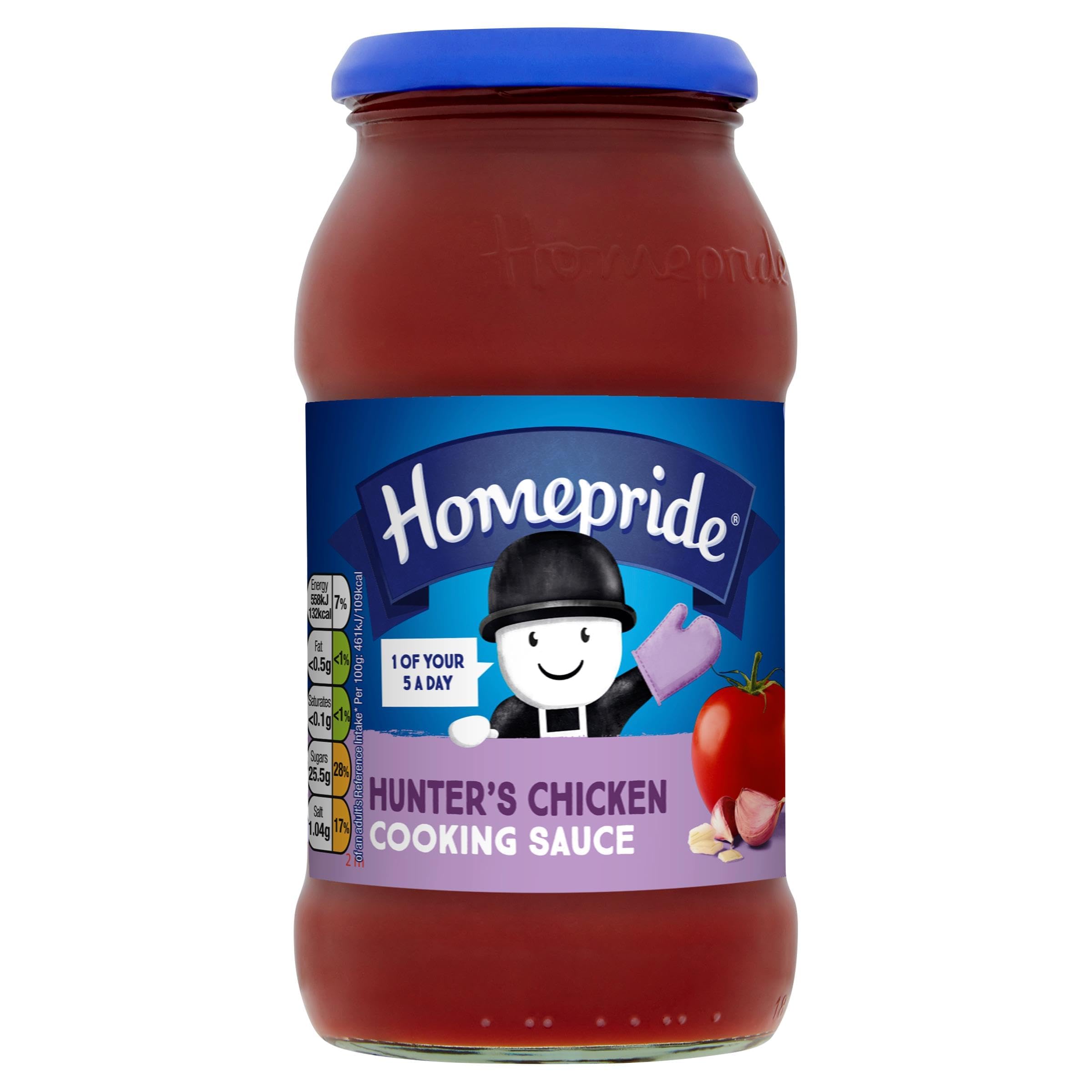 Homepride Sweet & Smoky Hunter's Chicken Cooking Sauce, 485g Jar