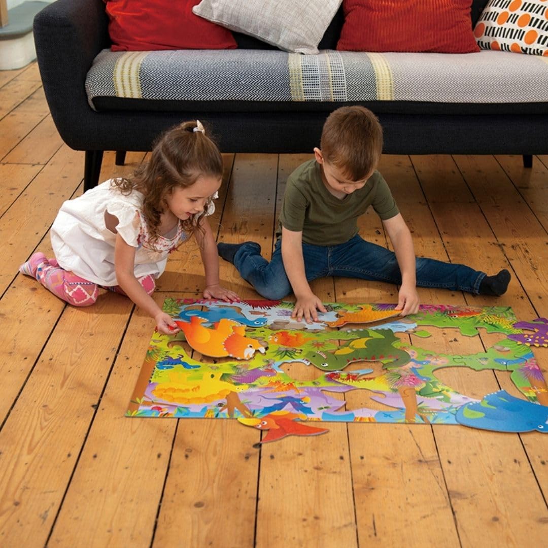 Galt Toys Giant Floor Puzzle - Dinosaurs, 30-Piece Extra Large Educational Puzzle for Kids Ages 3-6 9
