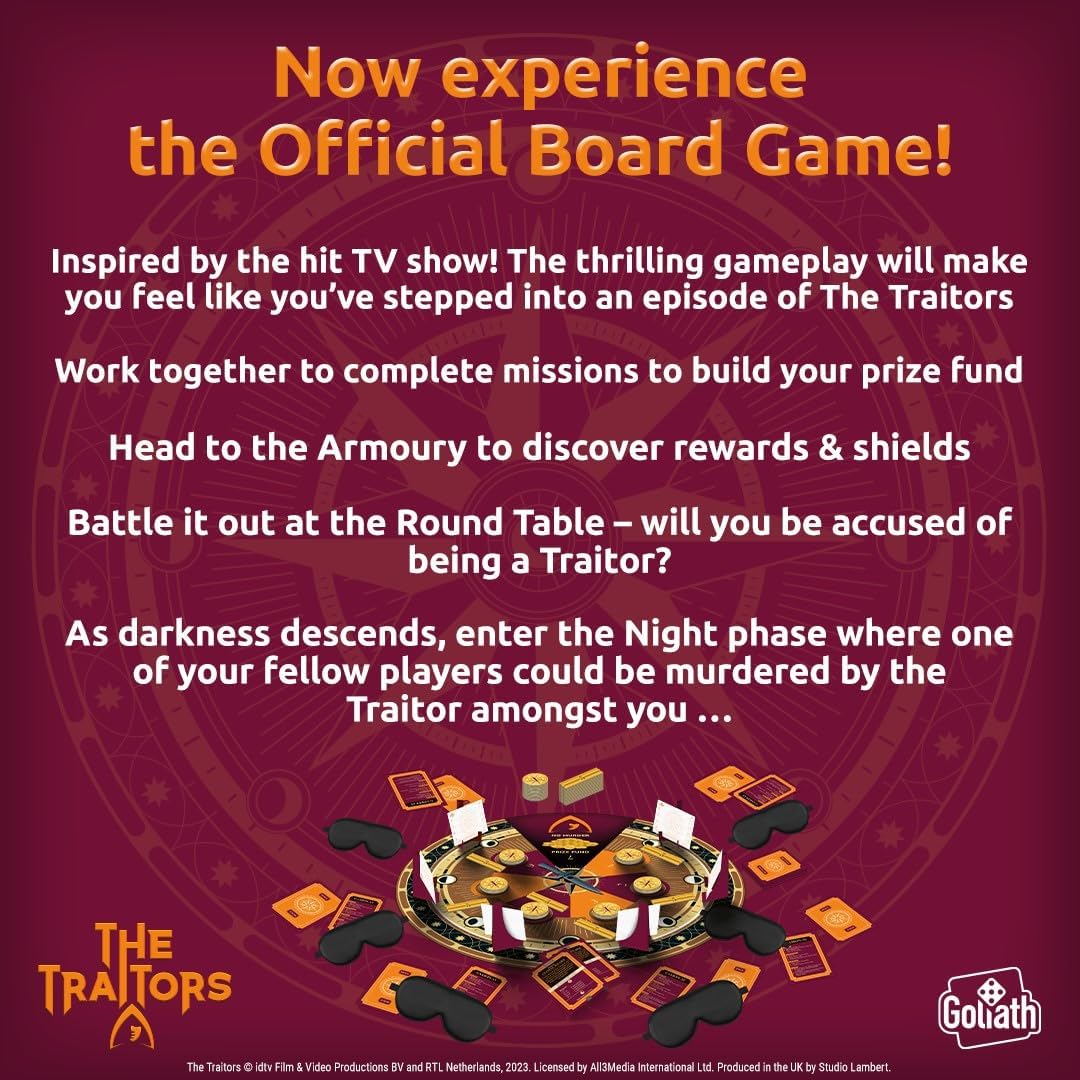 Goliath Games The Traitors Official Board Game 3