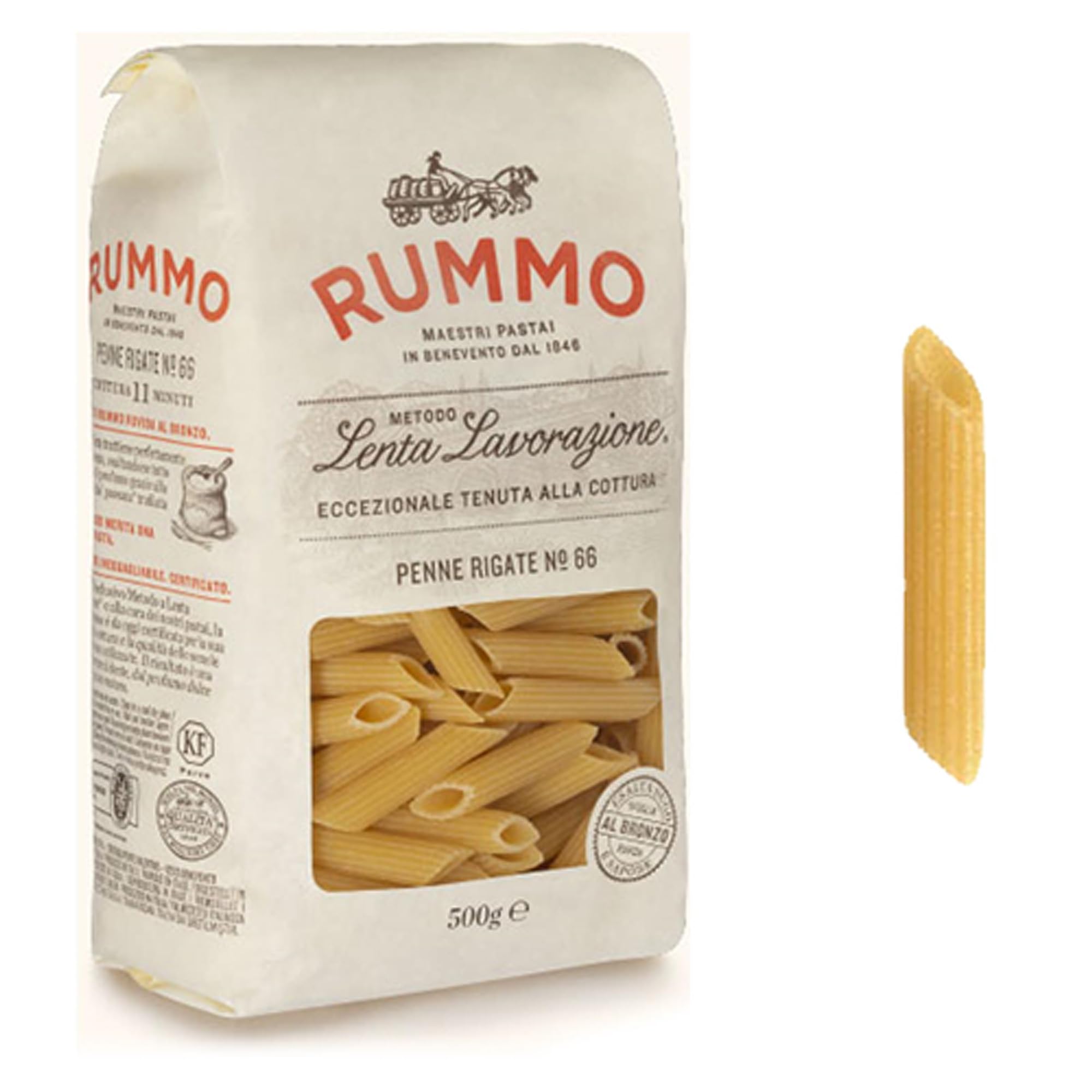 Rummo - Ridged Penne Rigate No.66 Pasta 500g