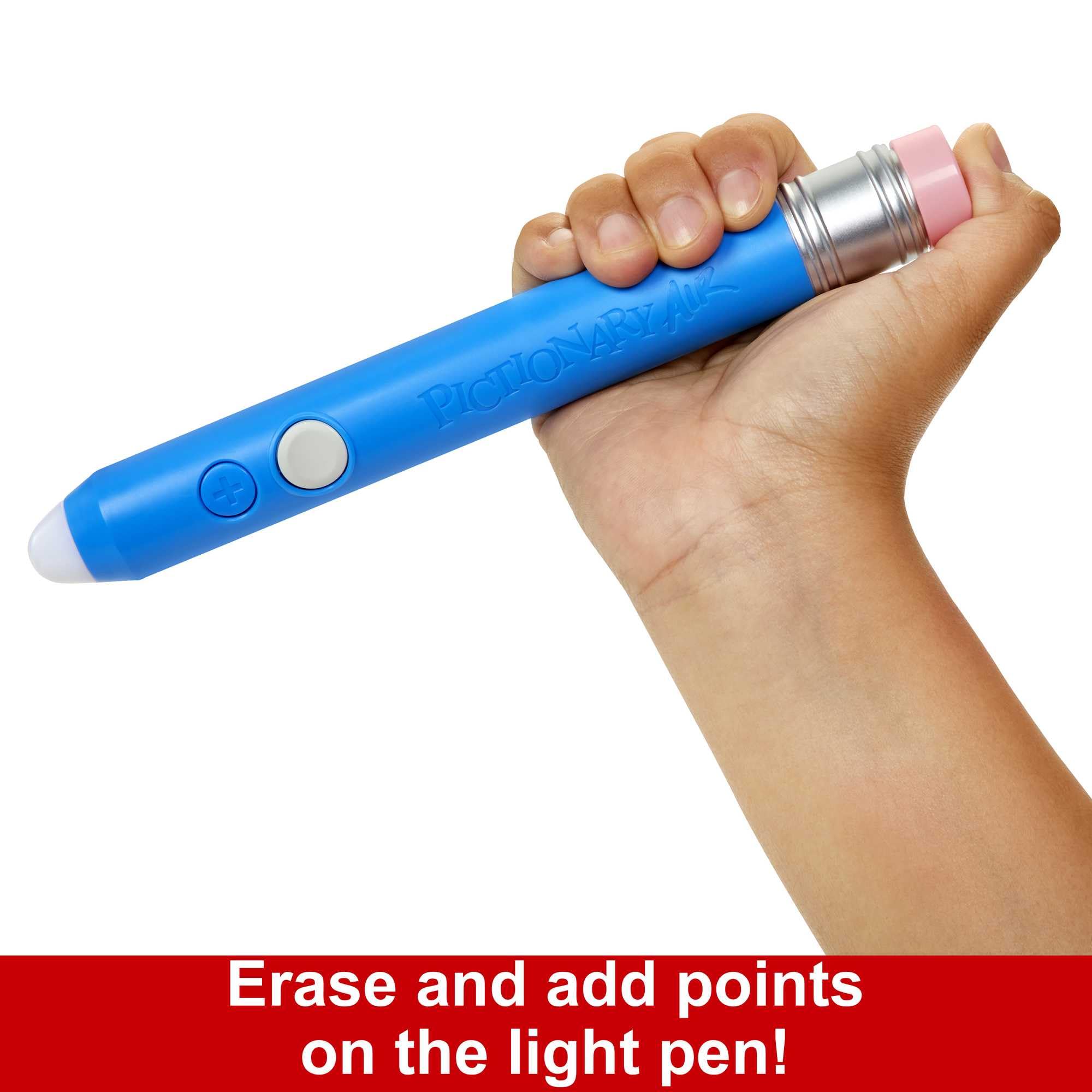 Mattel Games Pictionary Air 2, Spiel für Kinder, Erwachsene, Familie und Spieleabend, preisgekröntes Luftzeichen-Familienspiel, in die Luft zeichnen und auf dem Bildschirm sehen, HNT74 3