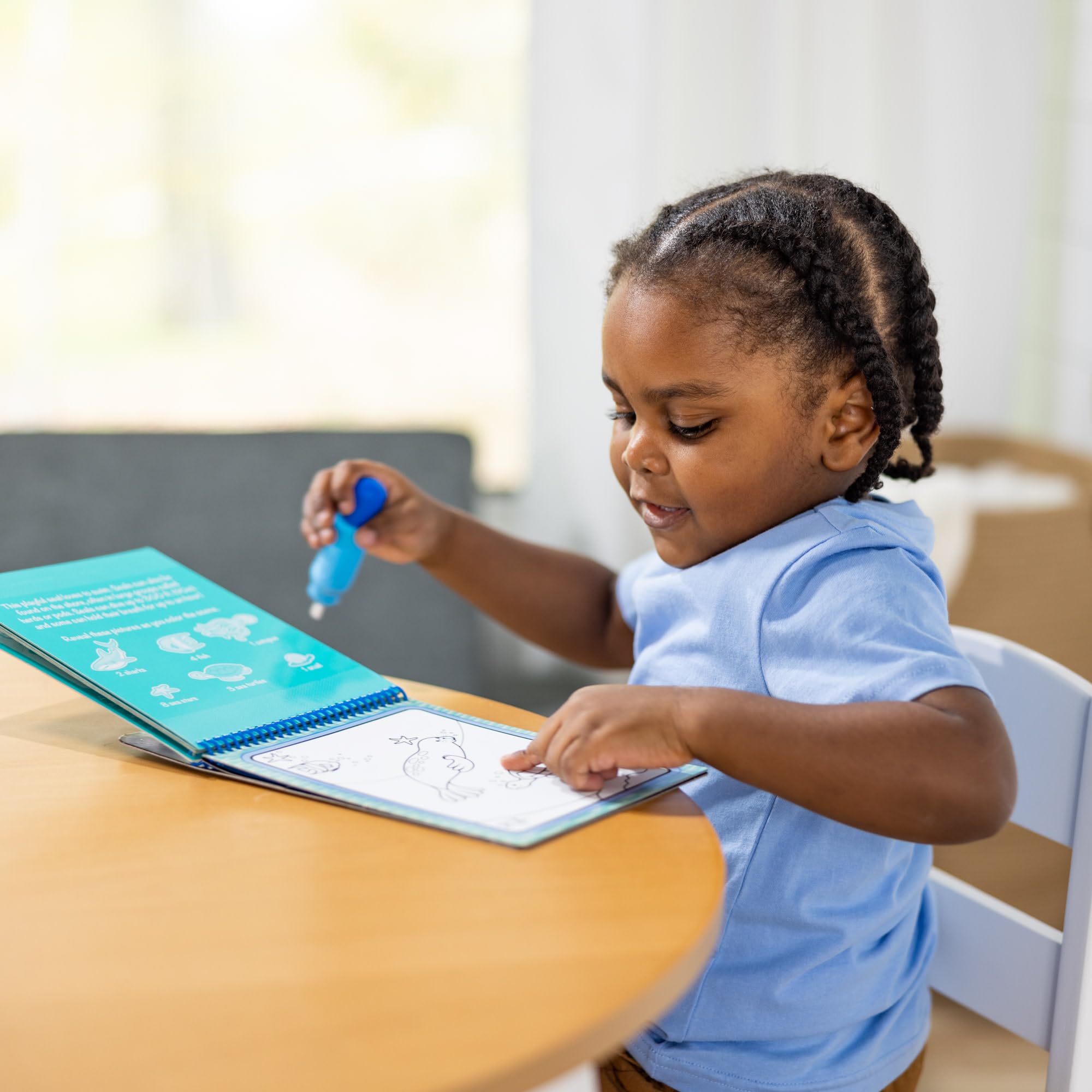 Melissa & Doug On the Go Water Wow! Reusable Water-Reveal Activity Pad - Under the Sea | Ages 3+ 5