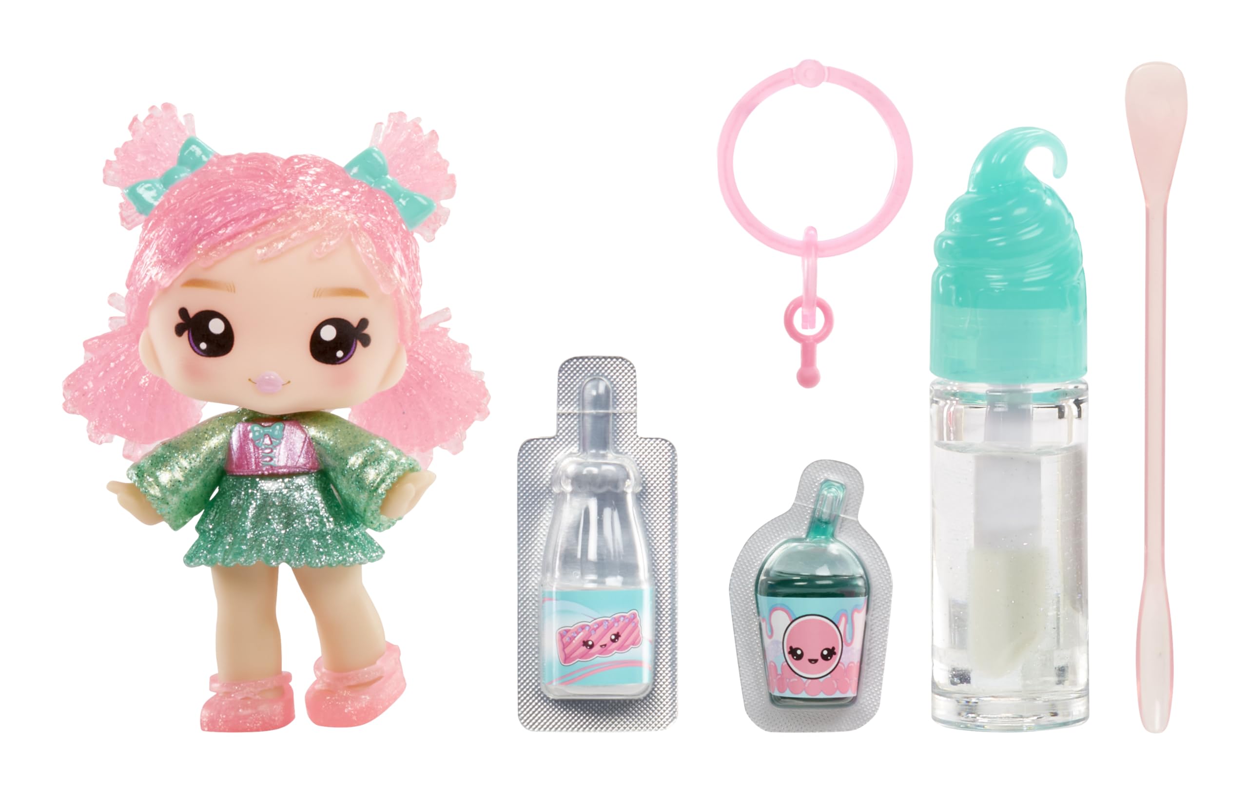 Yummiland Lip Gloss Doll - Susie Sour Straw with DIY Lip Gloss Kit - Ages 3+ 3