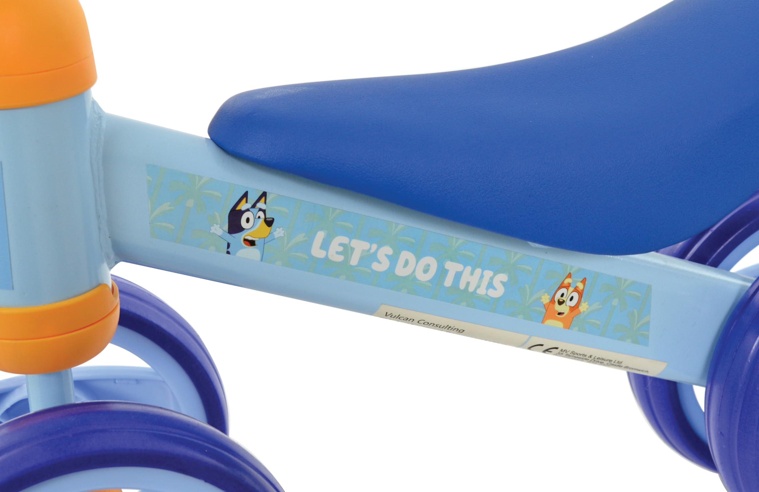 Bluey Officially Licensed Ride On Toy - Durable Steel Frame for Ages 1+ 4