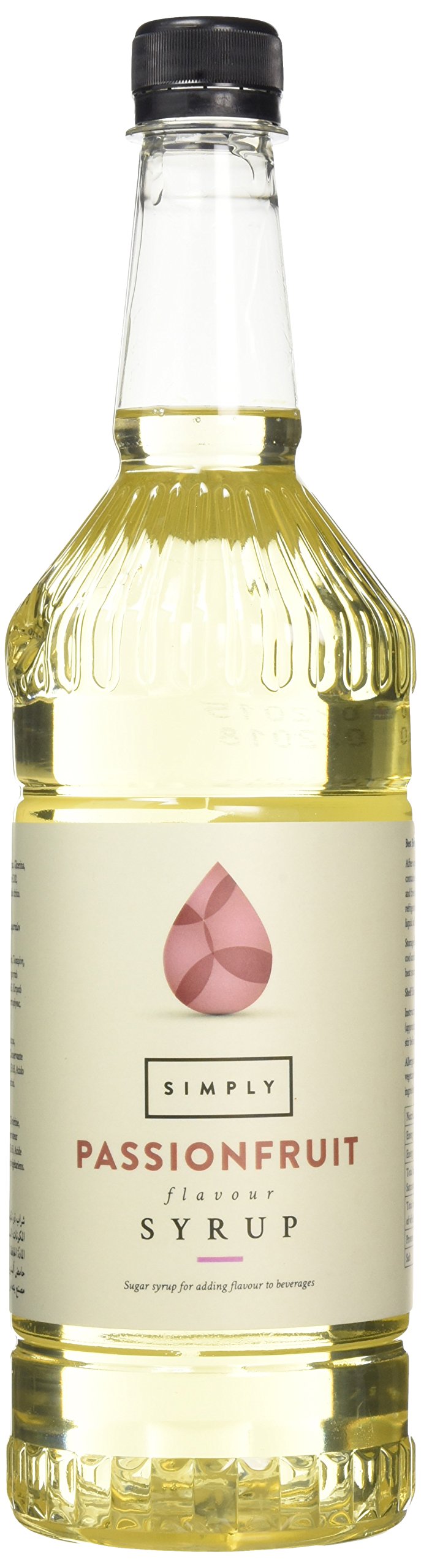 Simply - Passion Fruit Syrup Vegan & Nut Free Flavoured Syrup for Coffee, Cocktails & Baking