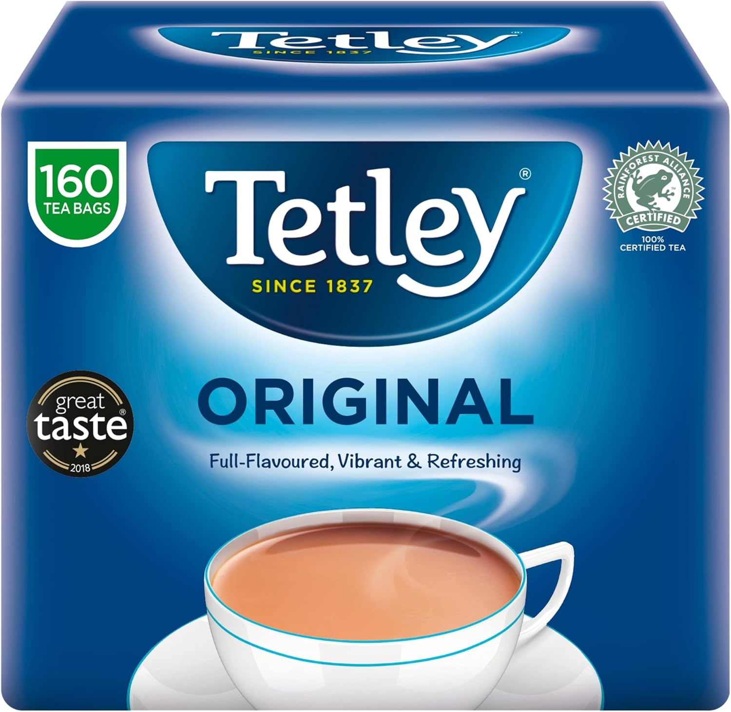 Tetley Everyday Original Tea - 160 Tea Bags, Black Tea Blend