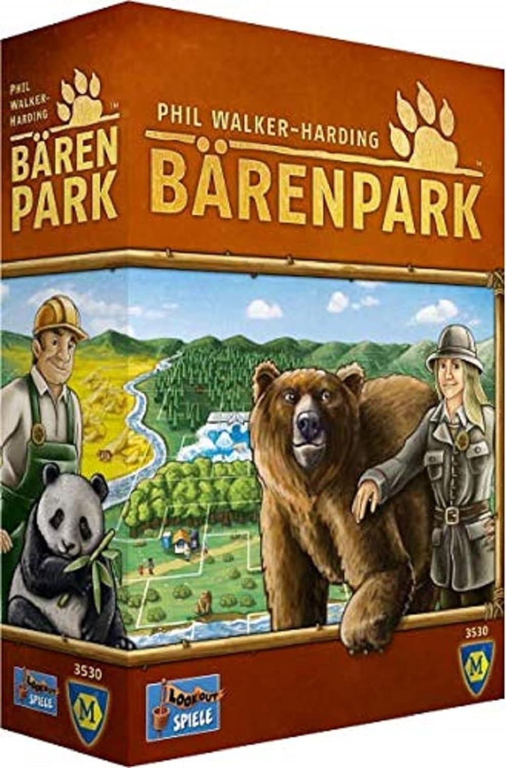 Lookout Barenpark Board Game - Strategy Family Game | 2-4 Players | Ages 8+ | 30-45 Min