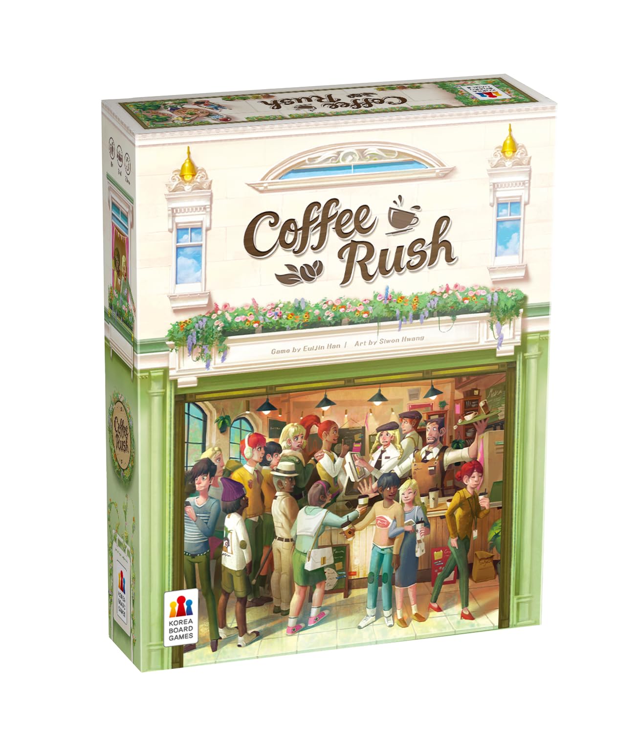 Korea Board Games Coffee Rush Board Game | Ages 8+ | 2-4 Players | 30+ Min Play Time
