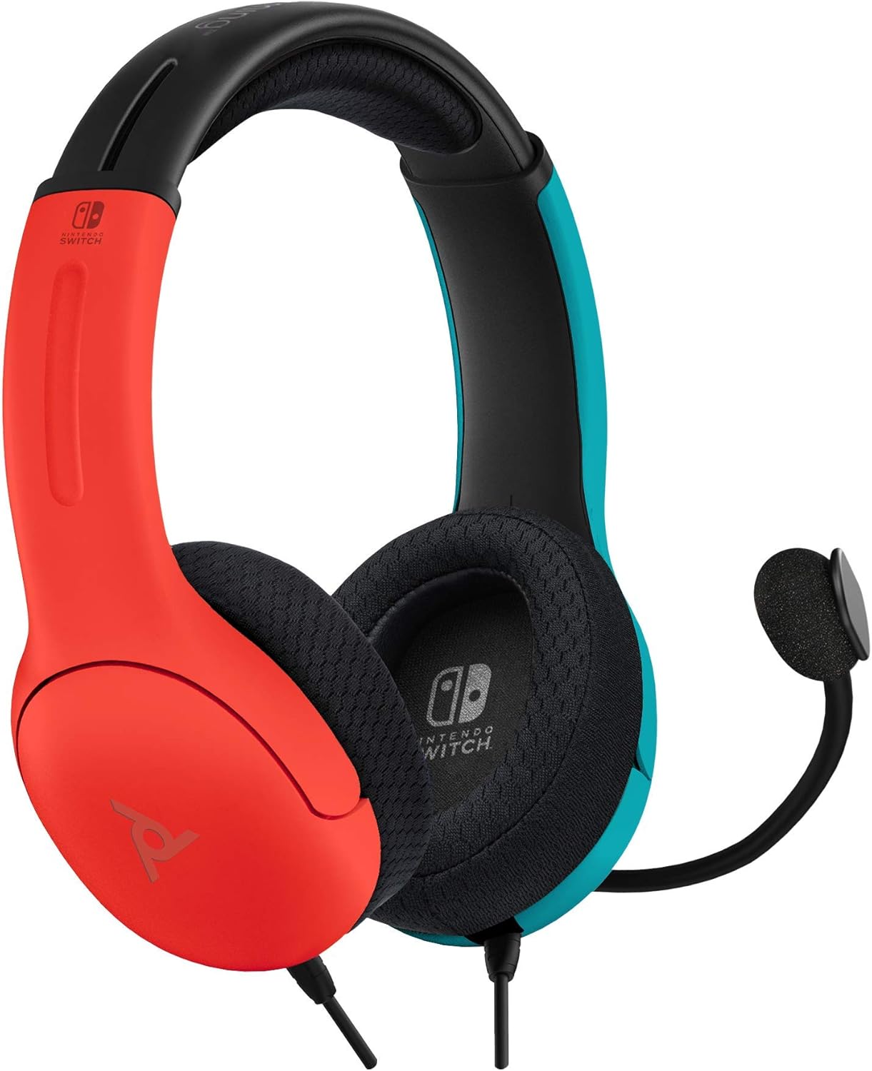 PDP LVL40 Wired Stereo Headset for Nintendo Switch - Joy-Con Blue/Red 9
