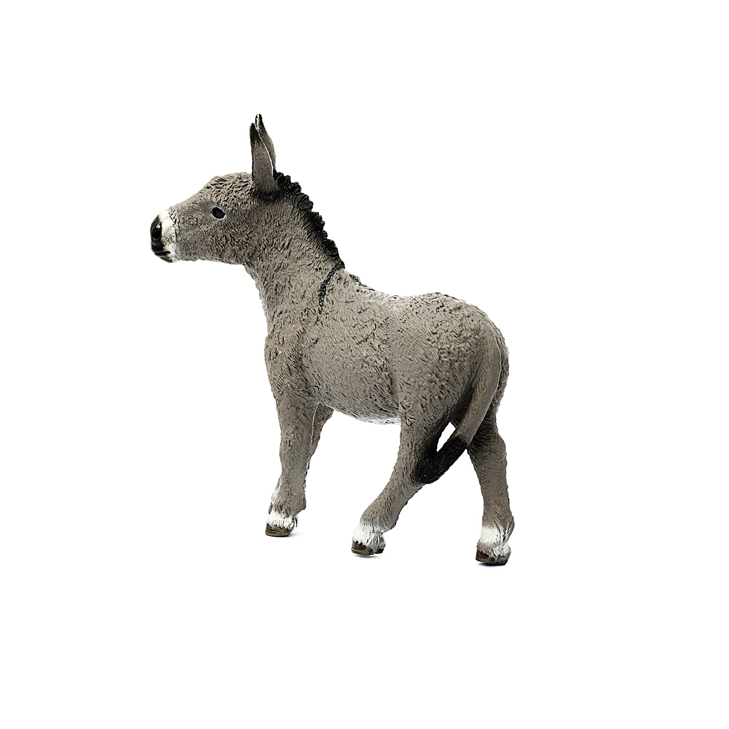 SCHLEICH Donkey Farm World Figurine - Individually Hand-Painted Educational Toy for Kids