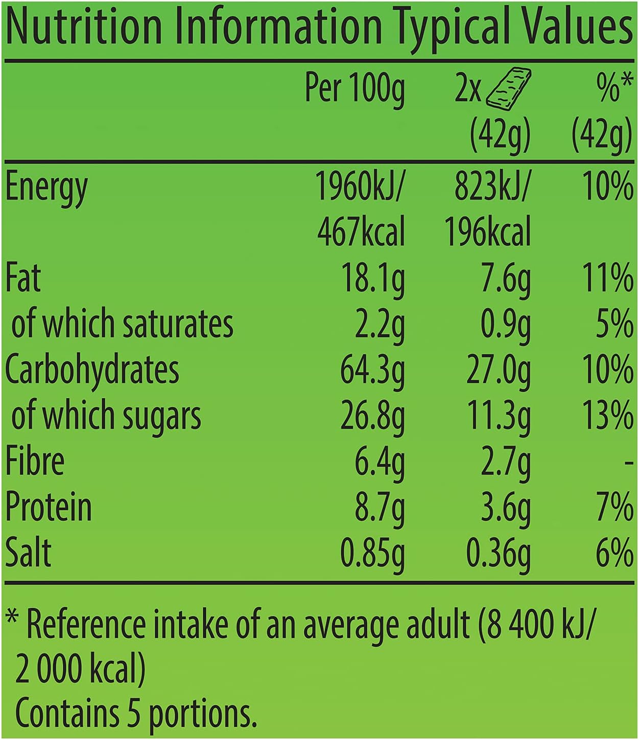 Nature Valley Crunchy Oats & Honey Cereal Bars - Pack of 5 (50 Bars Total) 4