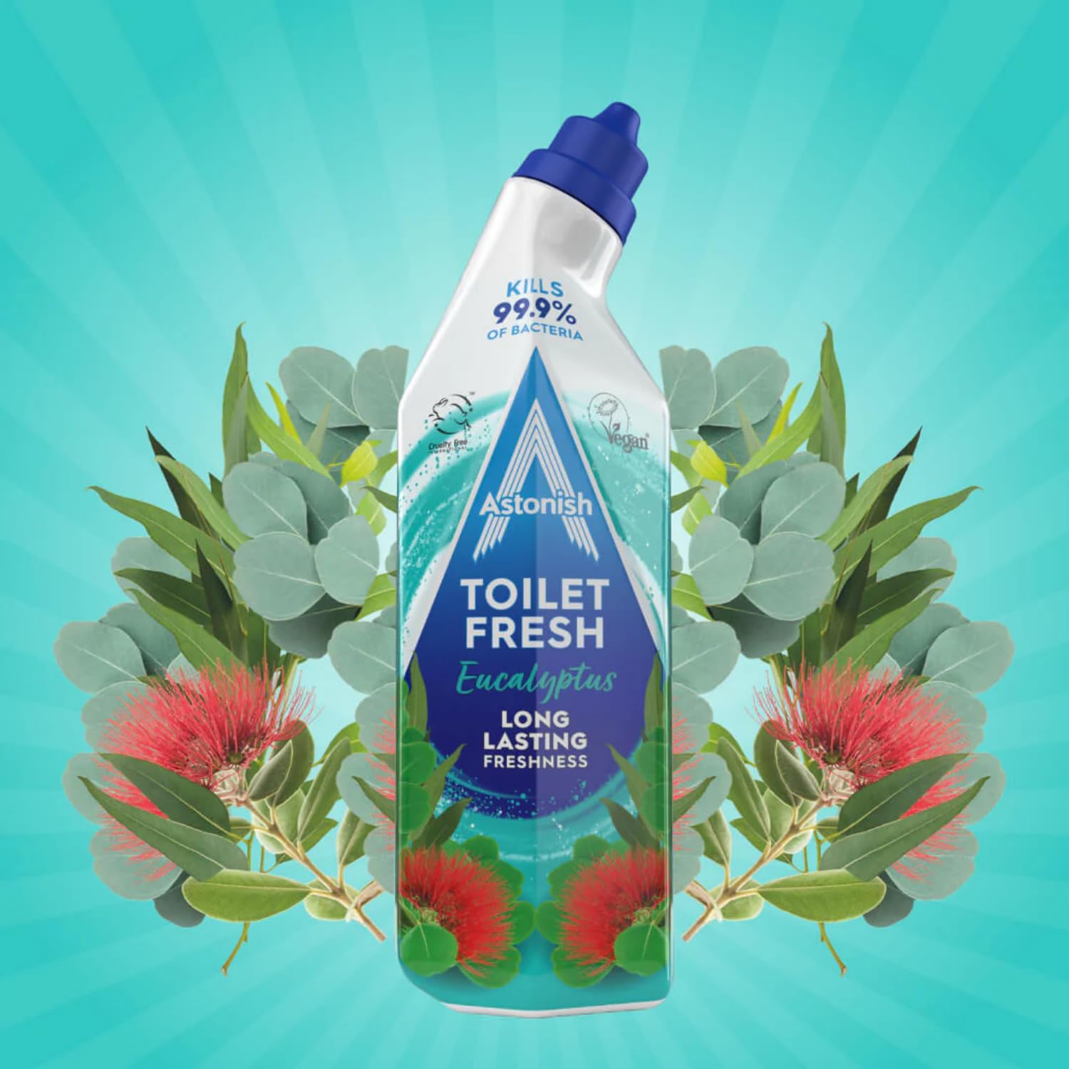 Astonish Eucalyptus Toilet Fresh Gel - Kills 99.9% of Bacteria, Prevents Limescale Buildup 4