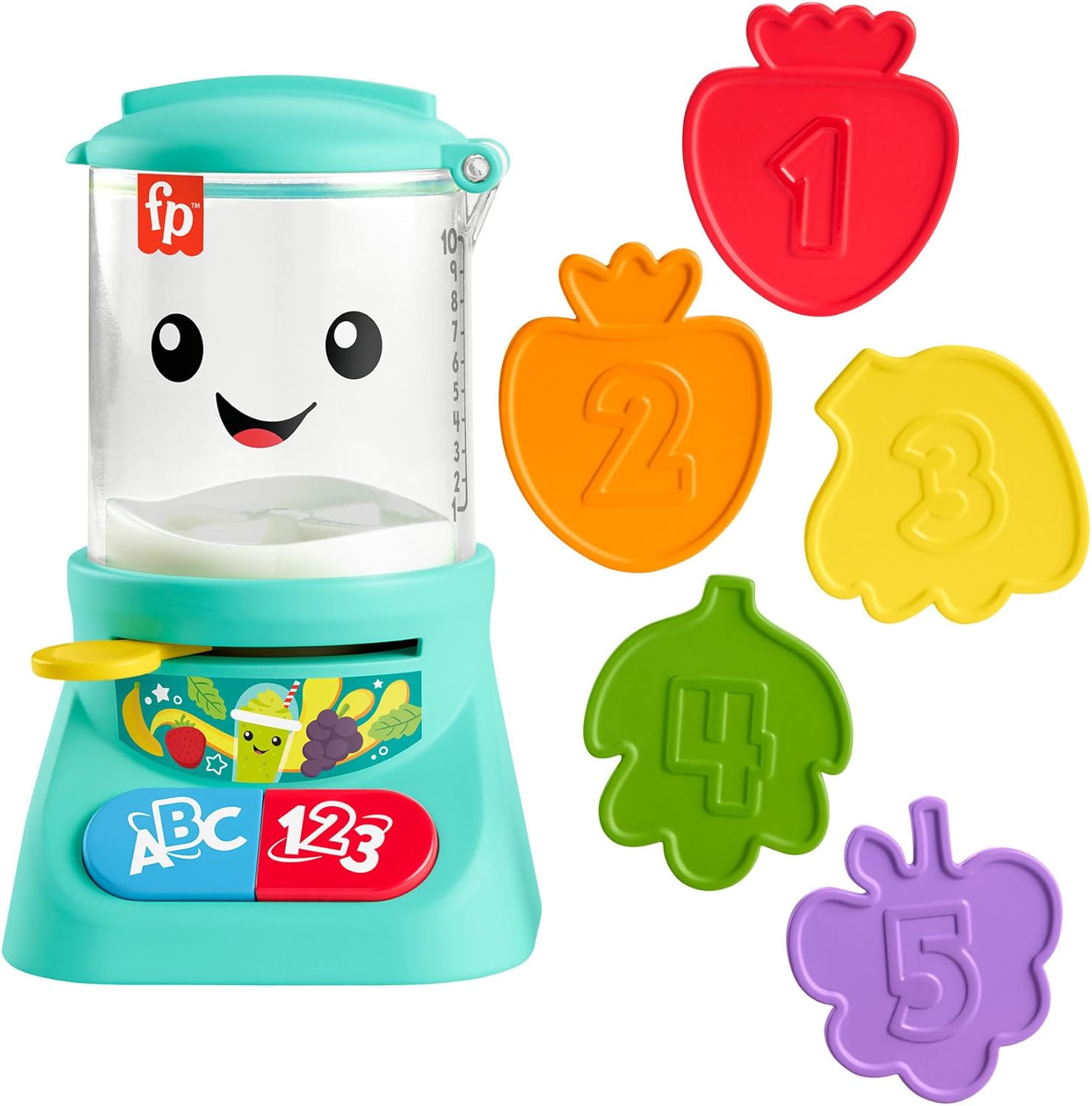 Fisher-Price Laugh & Learn Baby & Toddler Toy Counting & Colors Smoothie Maker P