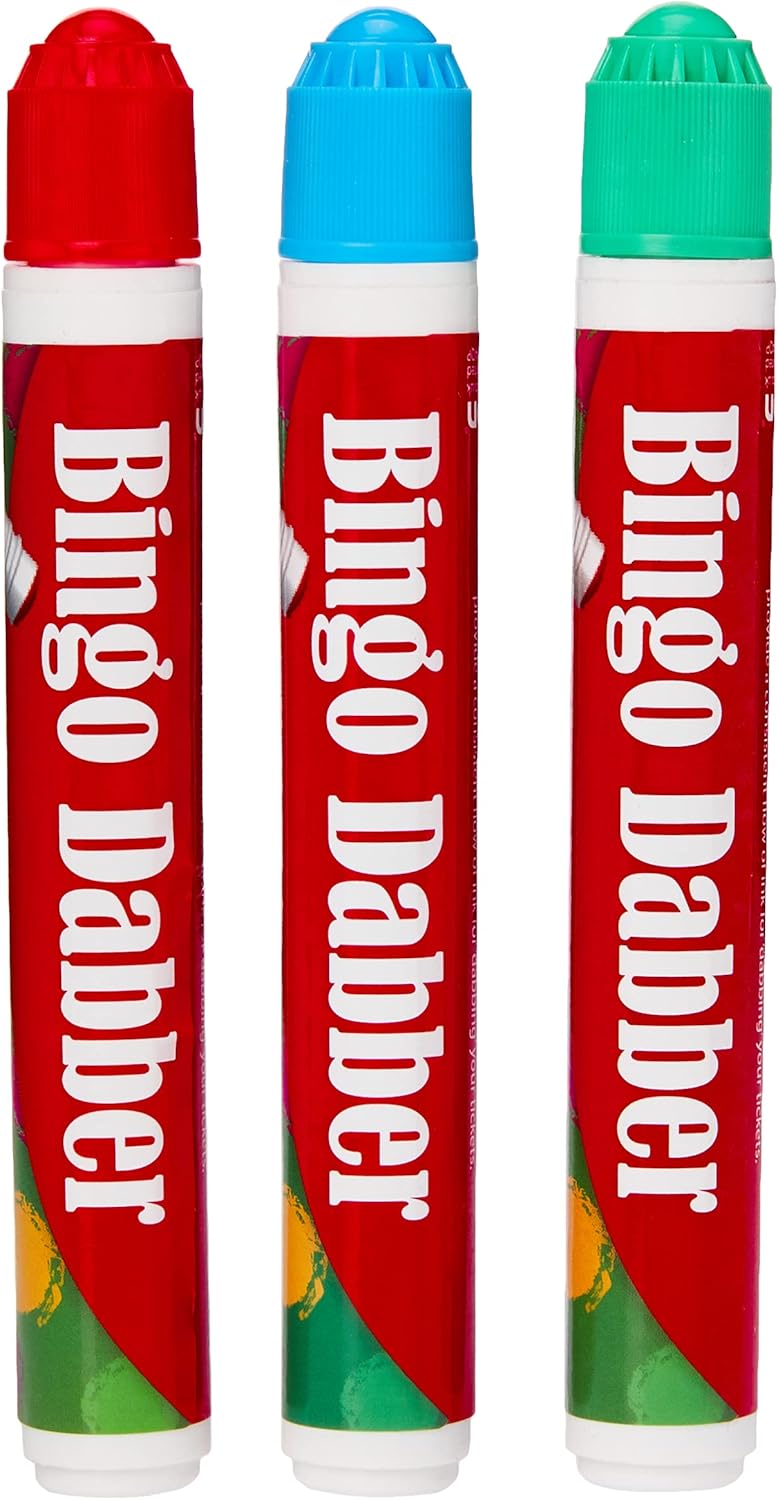 Tallon Games Bingo Dabber Pack of 3 - White