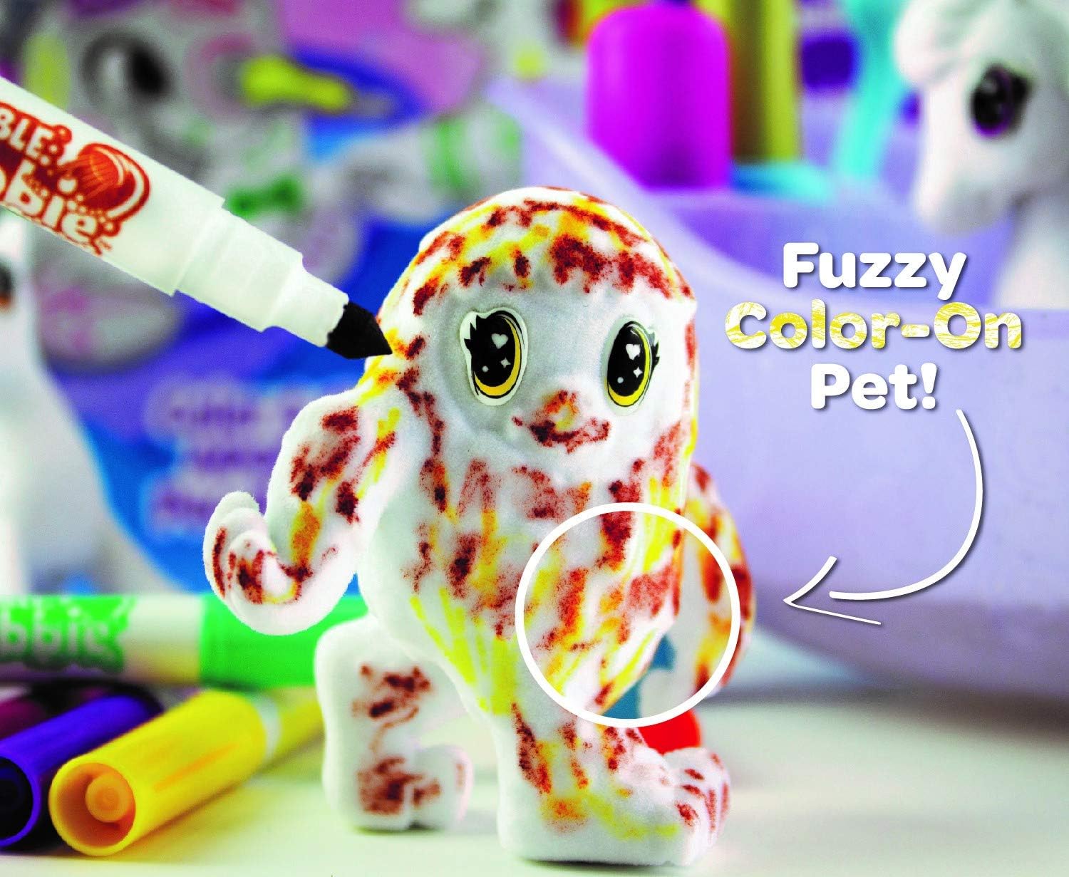 Crayola Washimals Peculiar Pets Tub Set - Reusable Coloring Playset for Kids 3-8 Years