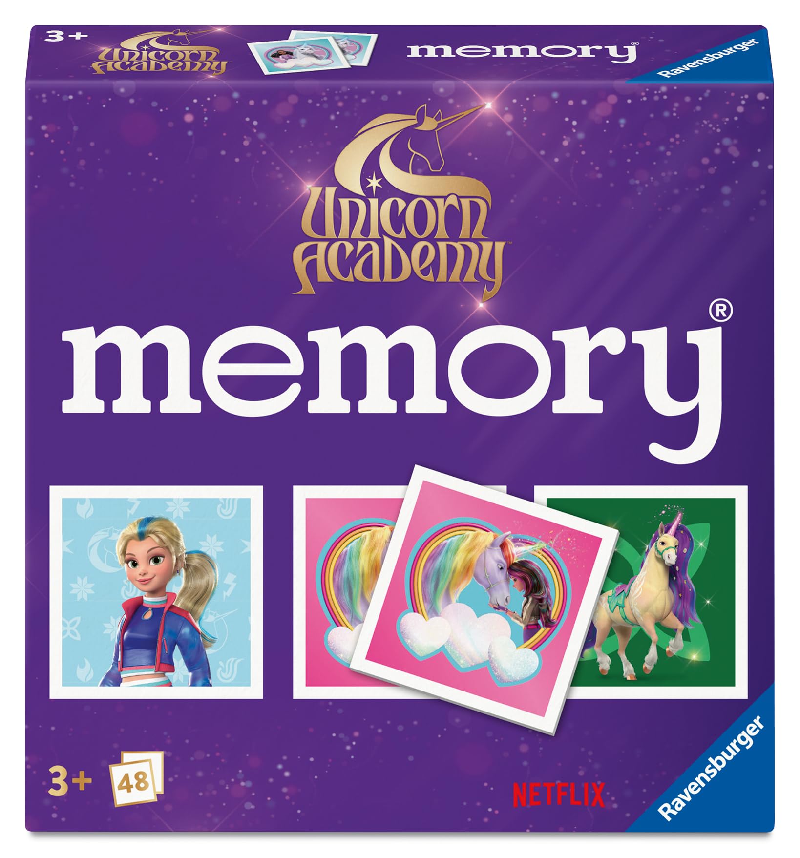 Ravensburger Unicorn Academy Mini Memory Game - Card Game for Kids 3 Years and Up 4