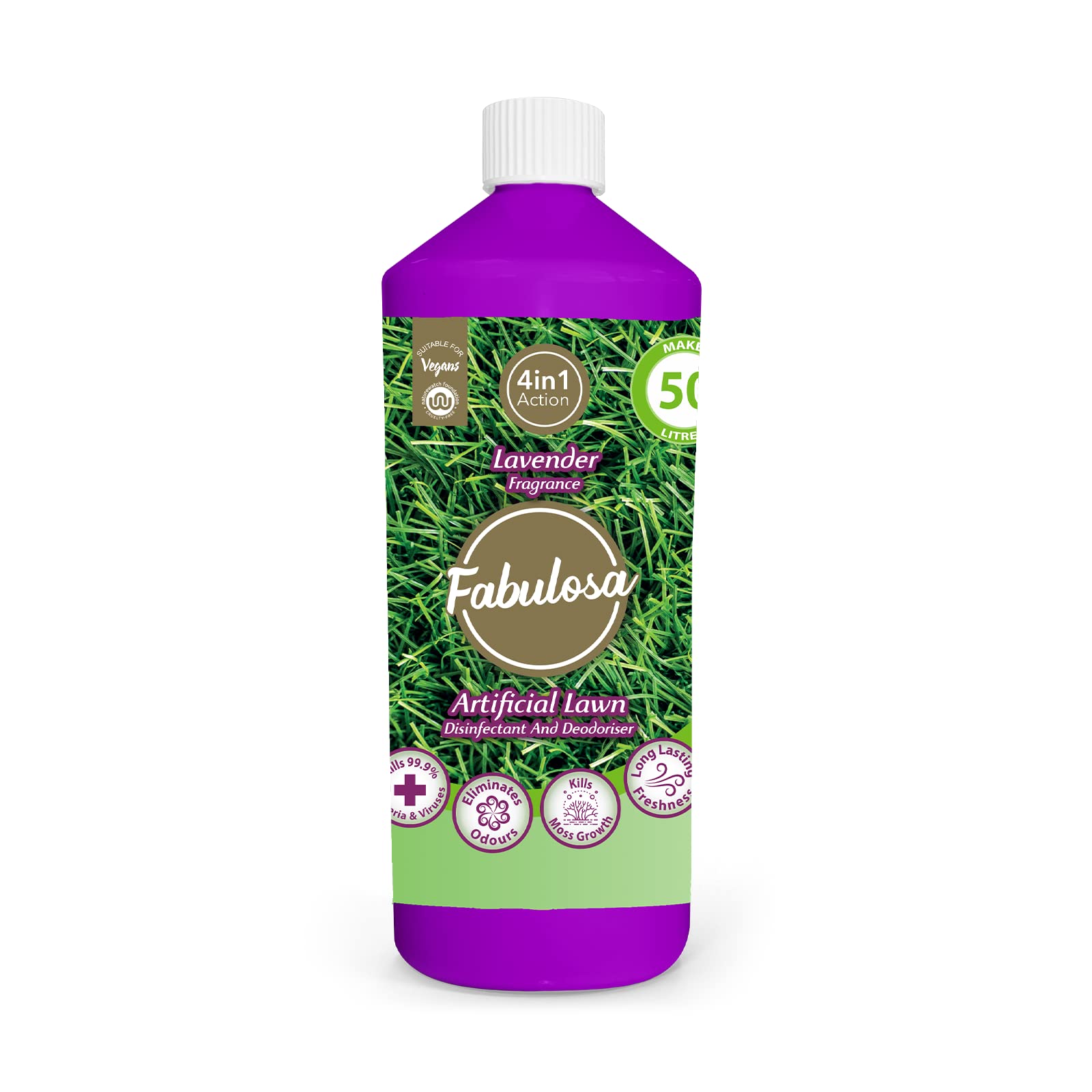 Fabulosa 4 in 1 All Purpose Disinfectant Spray Lavender Scent | Kills 99.9% Bacteria & Viruses | 1L
