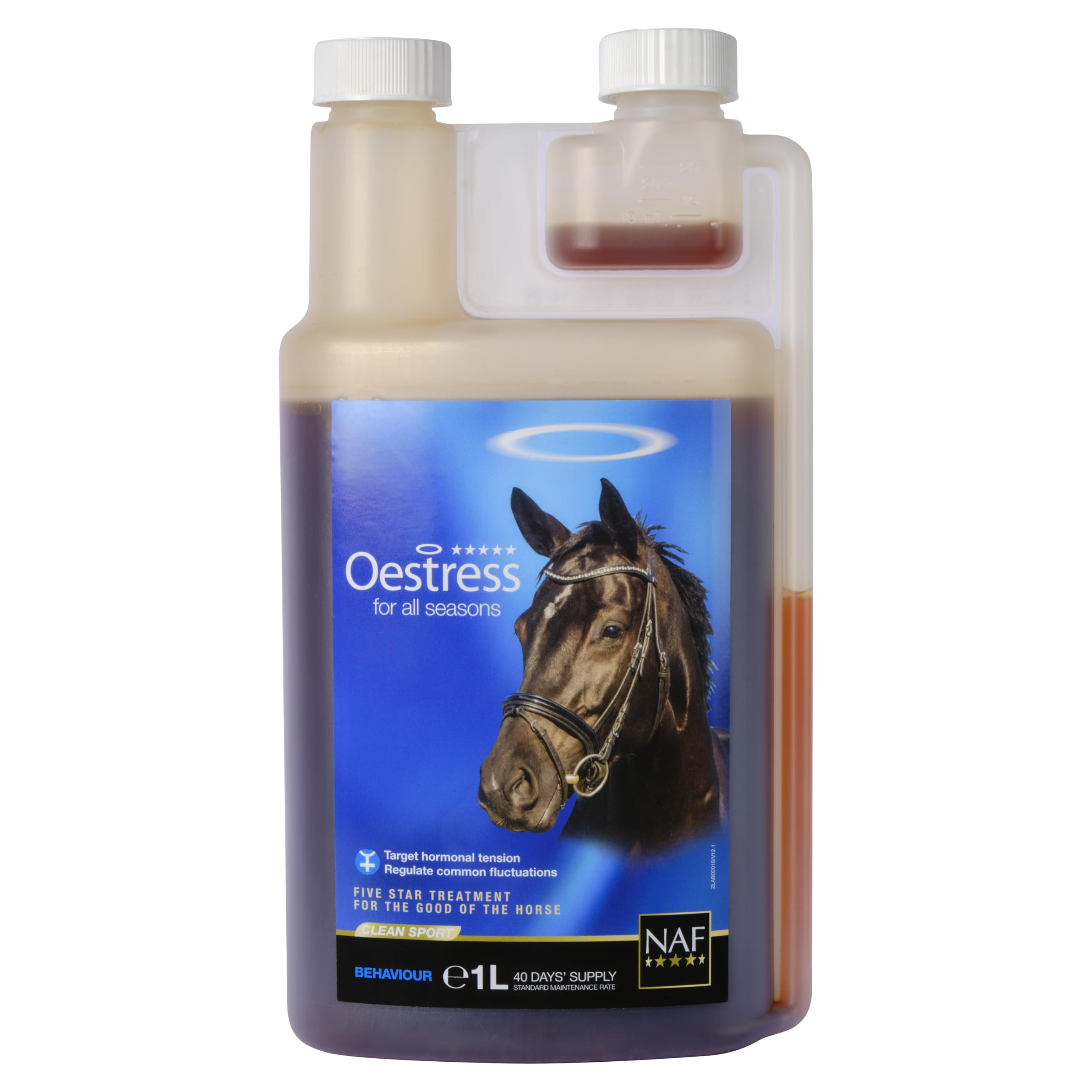 NAF Five Star Oestress Liquid 1L - Hormonal Balance Supplement for Mares with Chasteberry & Magnesium