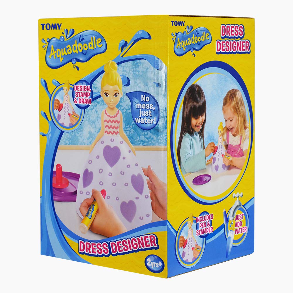 Aqua Doodle Dress Designer - Mess Free 3D Water Drawing Toy for Toddlers 18 Months+ 3