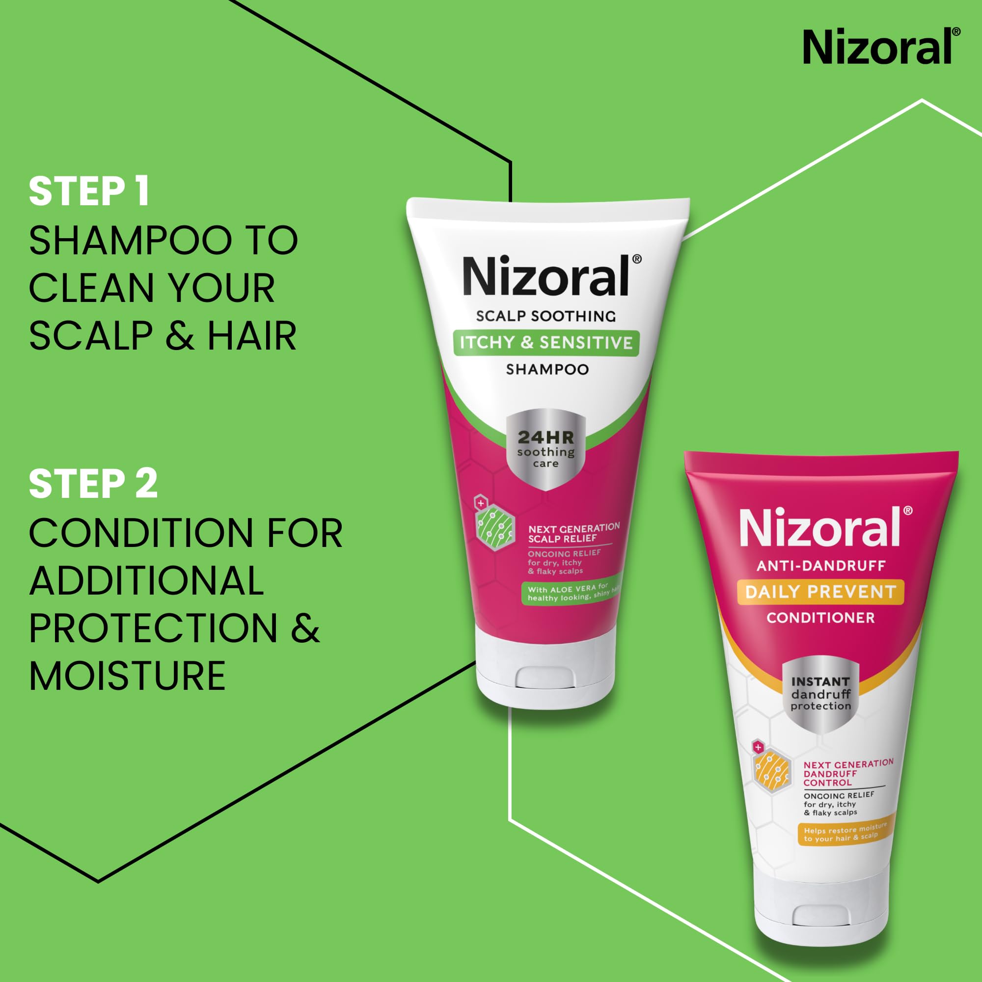 Nizoral - Scalp Soothing Itchy & Sensitive Shampoo (200ml) 3