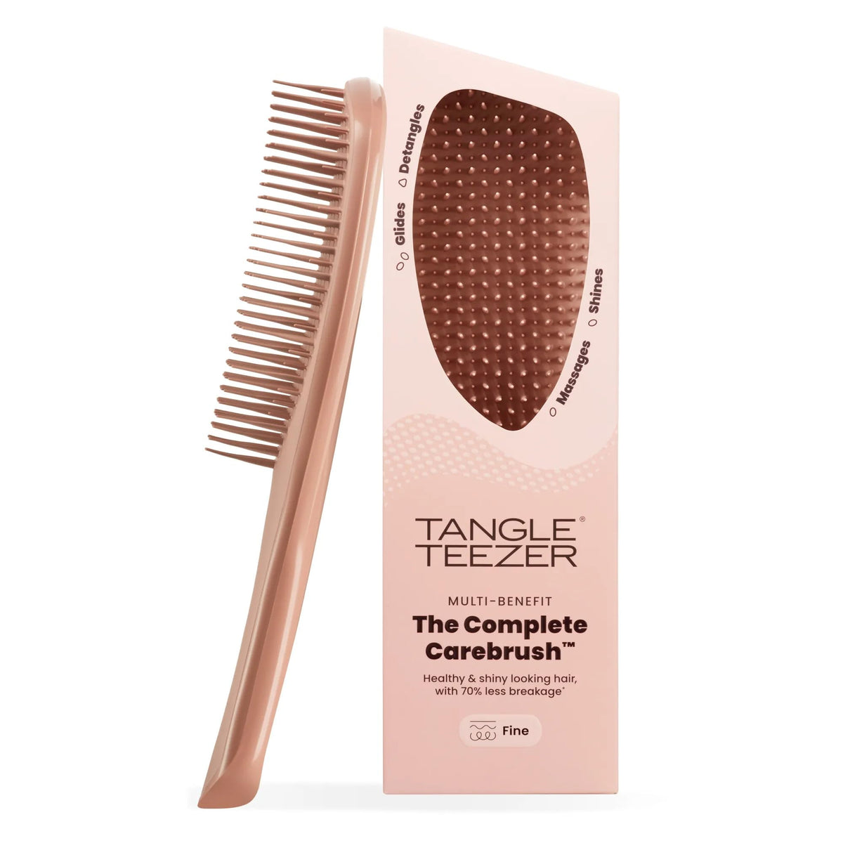 Tangle Teezer Complete Carebrush - Detangling, Smoothing, Shine Enhancing | Fine & Fragile Hair