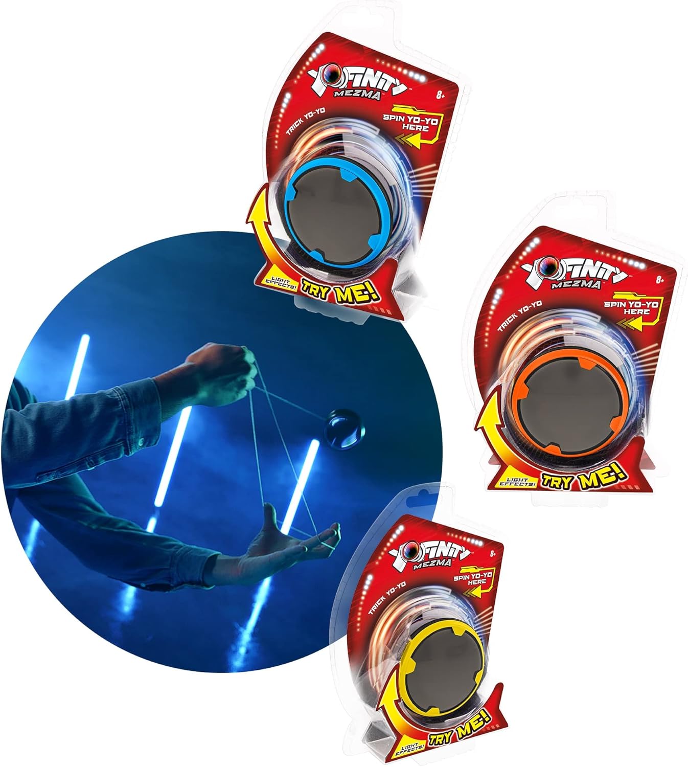 YoFinity Mezma Infinity Mirror Yo-Yo - Light-Up Fidget Toy for Ages 8+